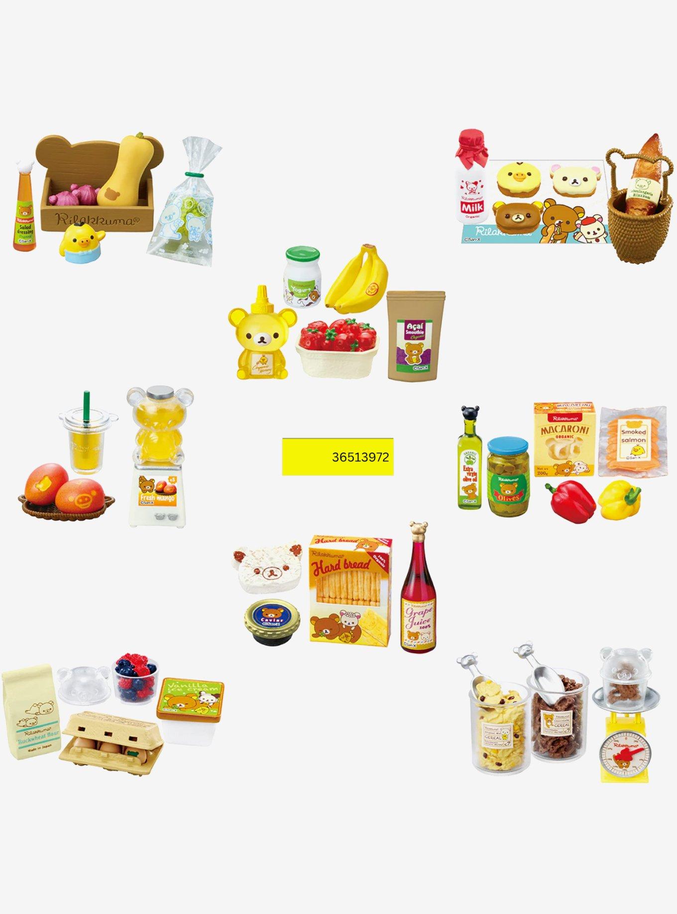 Re-ment Rilakkuma Natural Market Miniature Collection Blind Box Figure Set, , hi-res