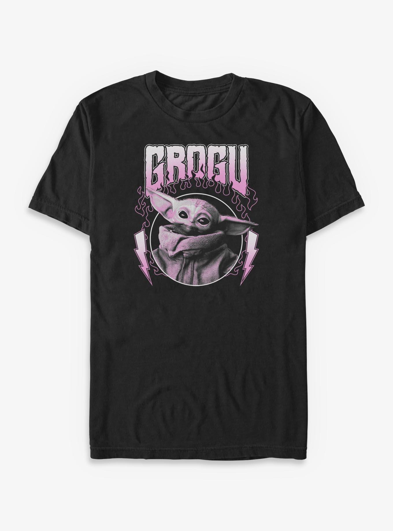 Star Wars Grogu Bubble Unisex Kids T-Shirt, Charcoal, 12-13