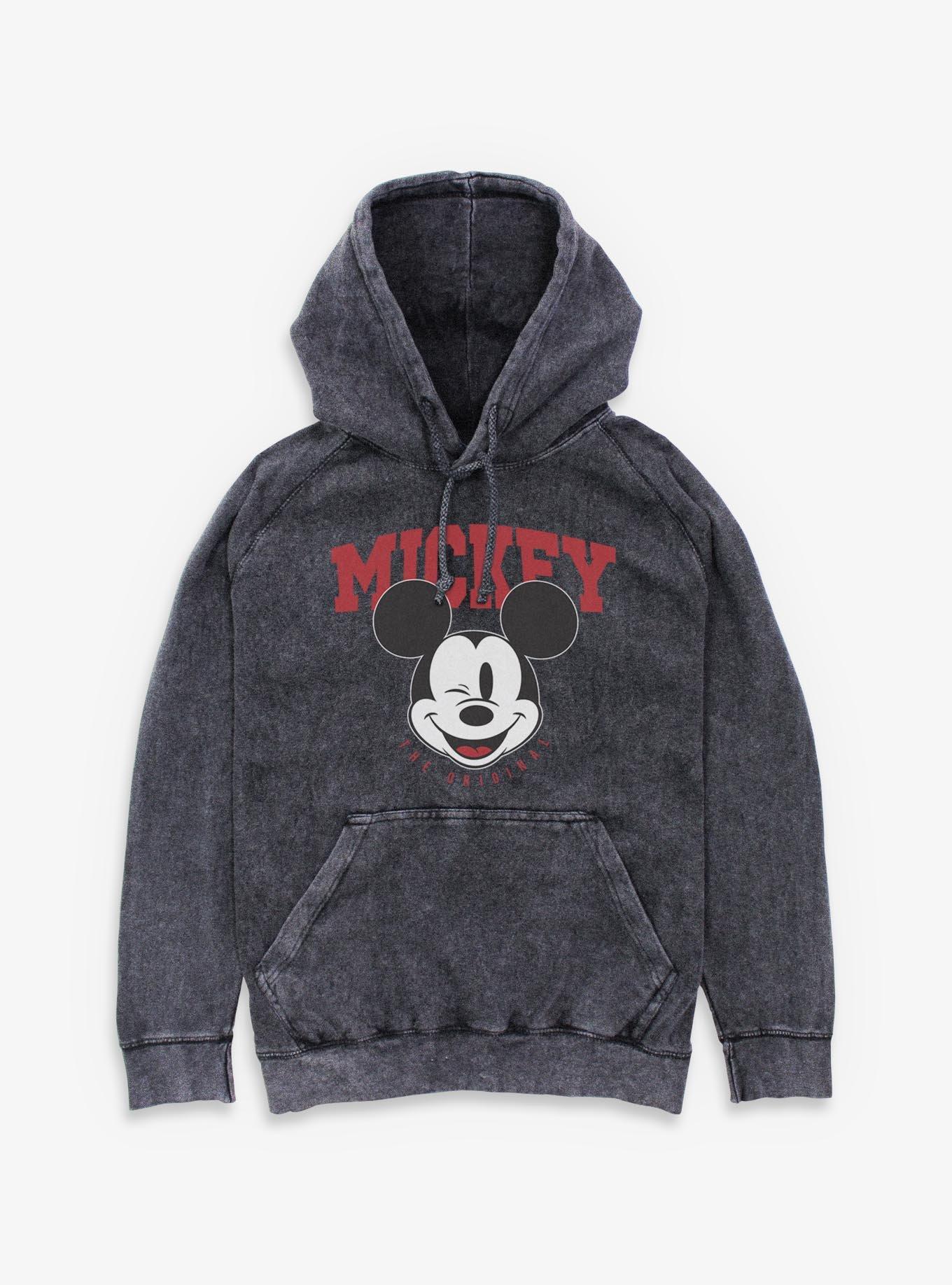 Disney Mickey Mouse Original Mouse Mickey Mineral Wash Hoodie, , hi-res
