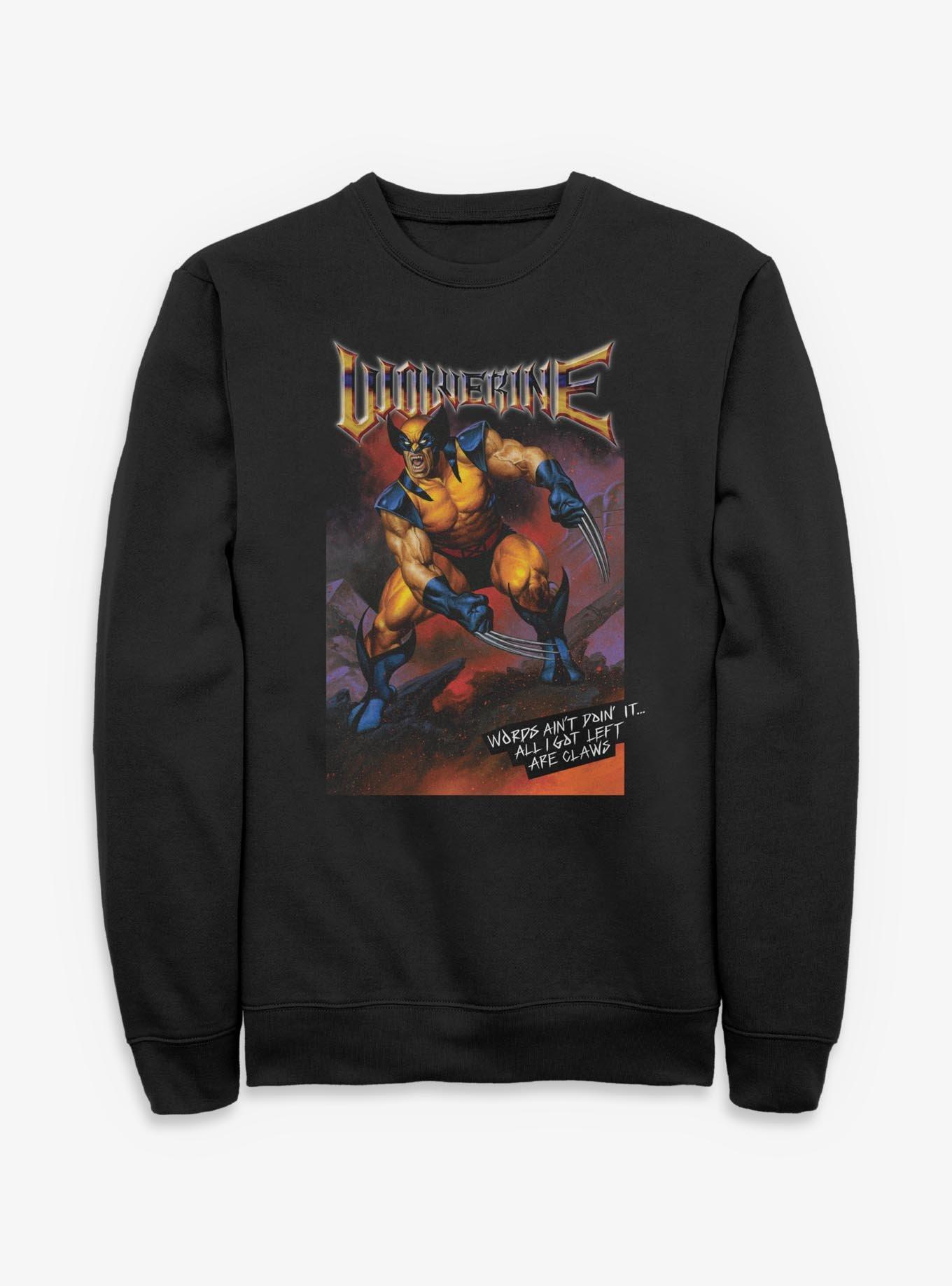 Marvel X-Men Wolverine All I Got Left Are Claws Sweatshirt, , hi-res