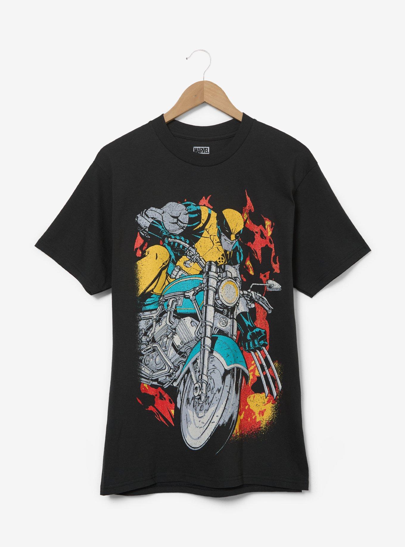 Marvel X-Men Wolverine Motorcycle T-Shirt - BoxLunch Exclusive, , hi-res