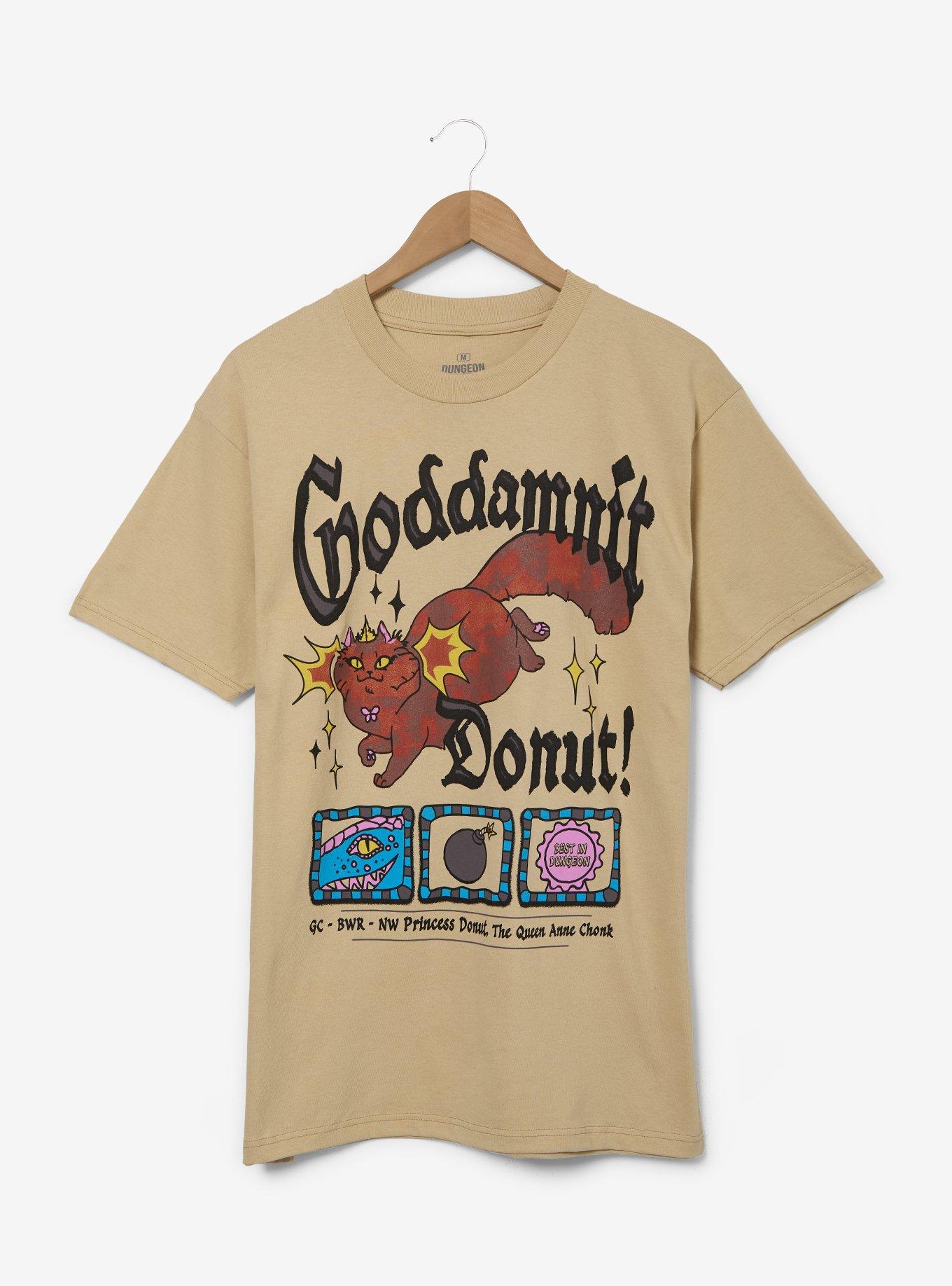 Dungeon Crawler Carl Goddamnit Donut T-Shirt - BoxLunch Exclusive