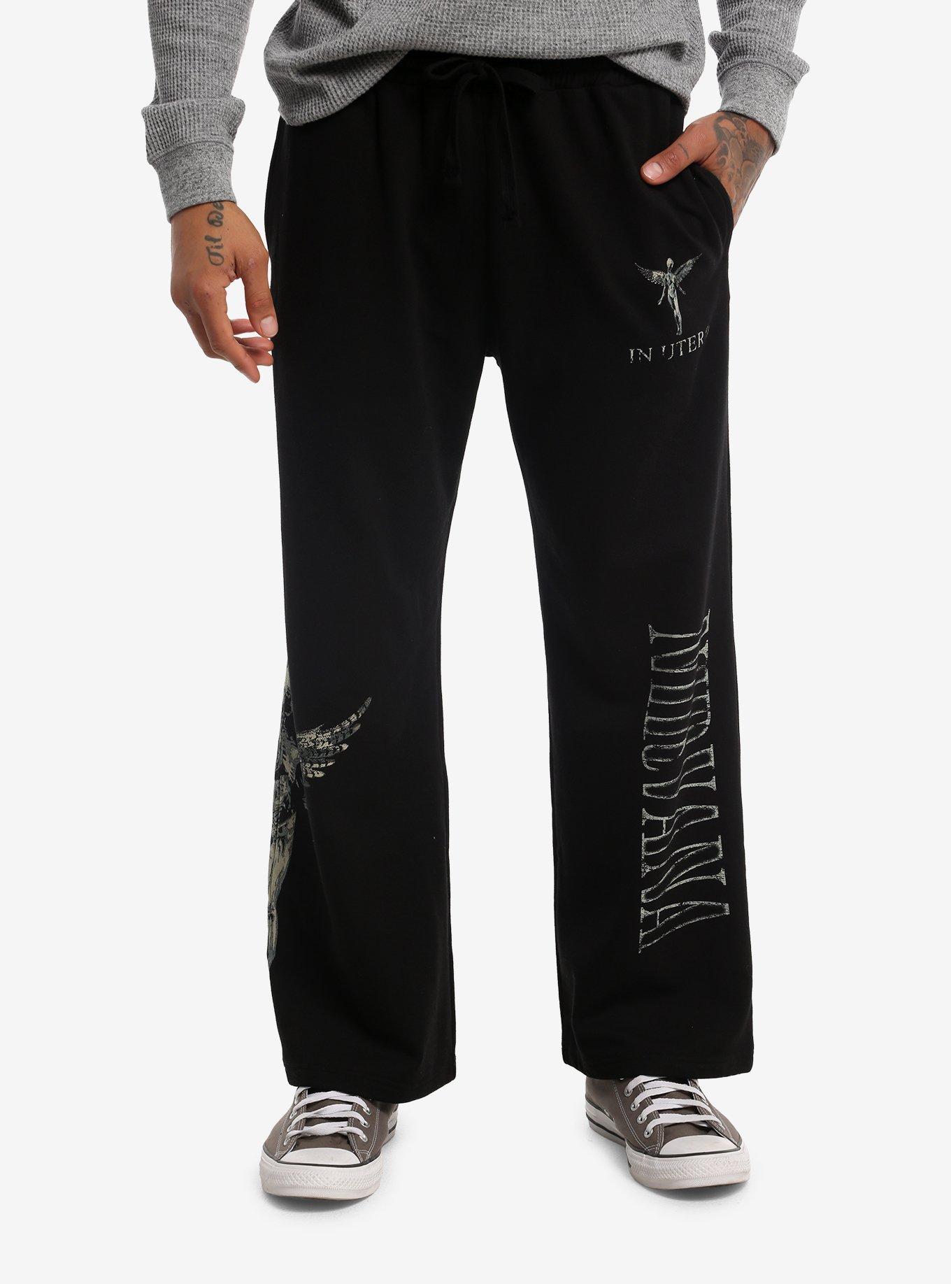 Nirvana In Utero Wide Leg Sweatpants