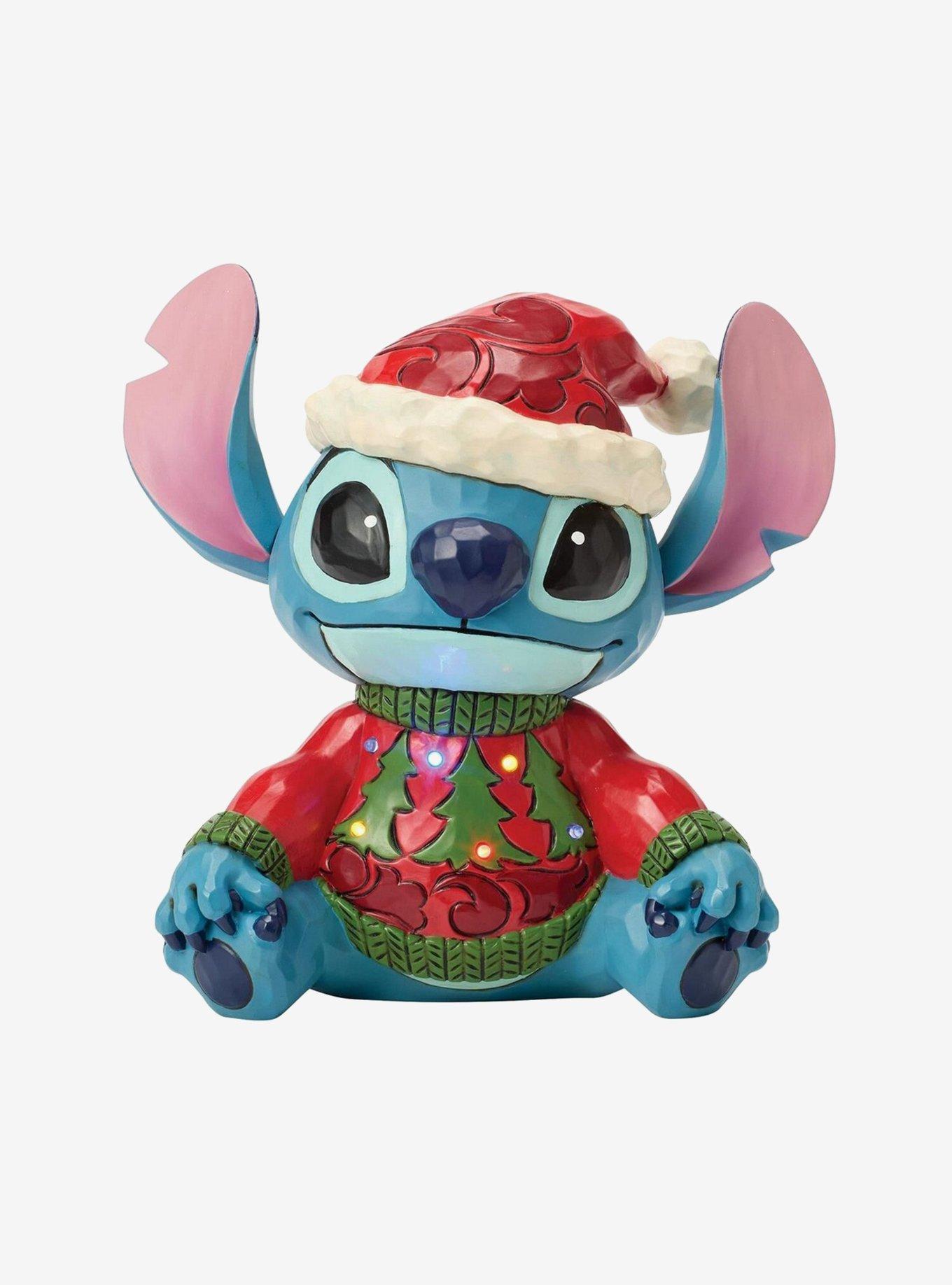 Disney Traditions Jim Shore Lilo & Stitch Feeling Jolly and a Little Naughty Lighted Figure