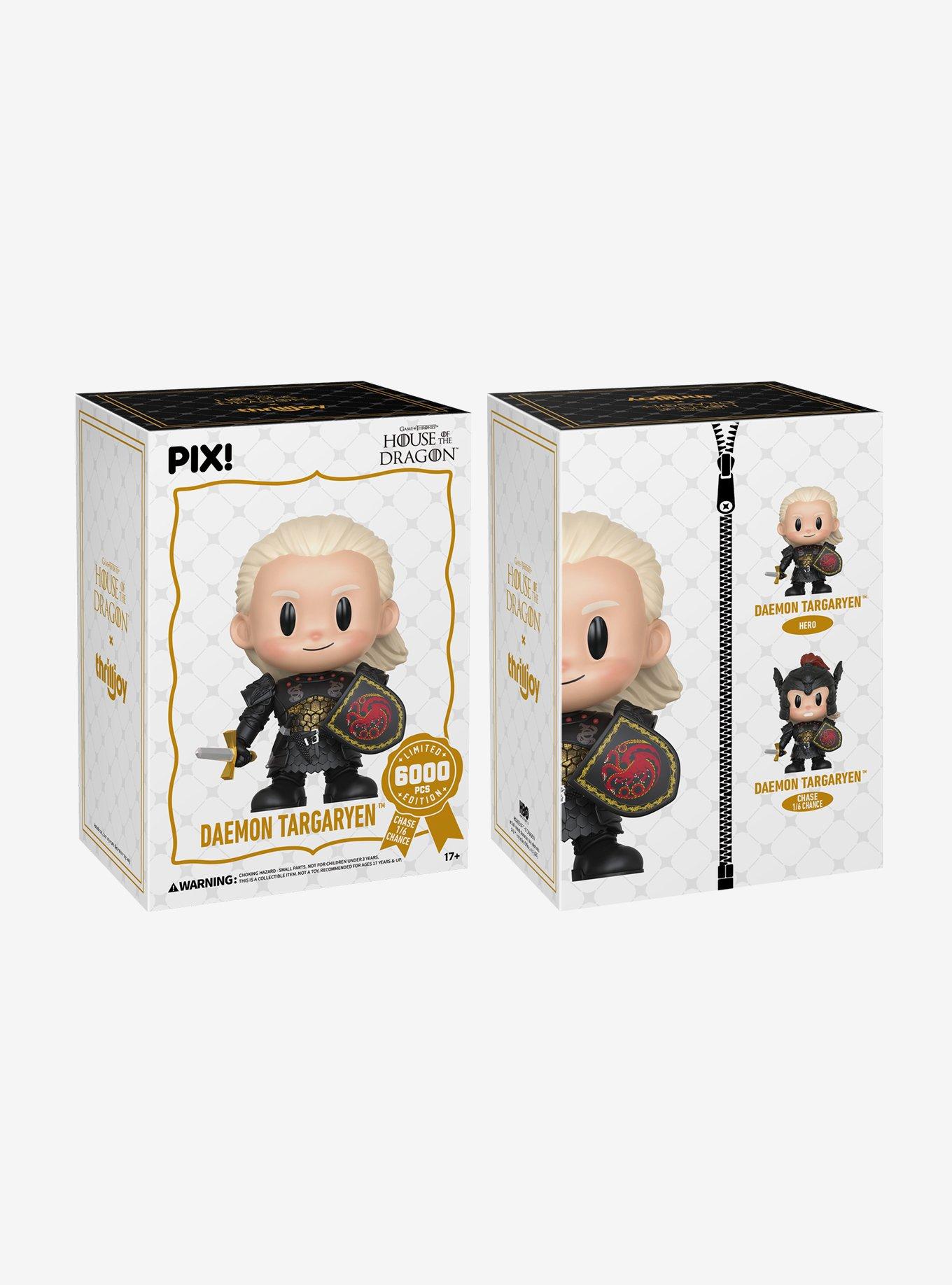 Thrilljoy House of The Dragon Pix! Daemon Targaryen Vinyl Figure, , hi-res