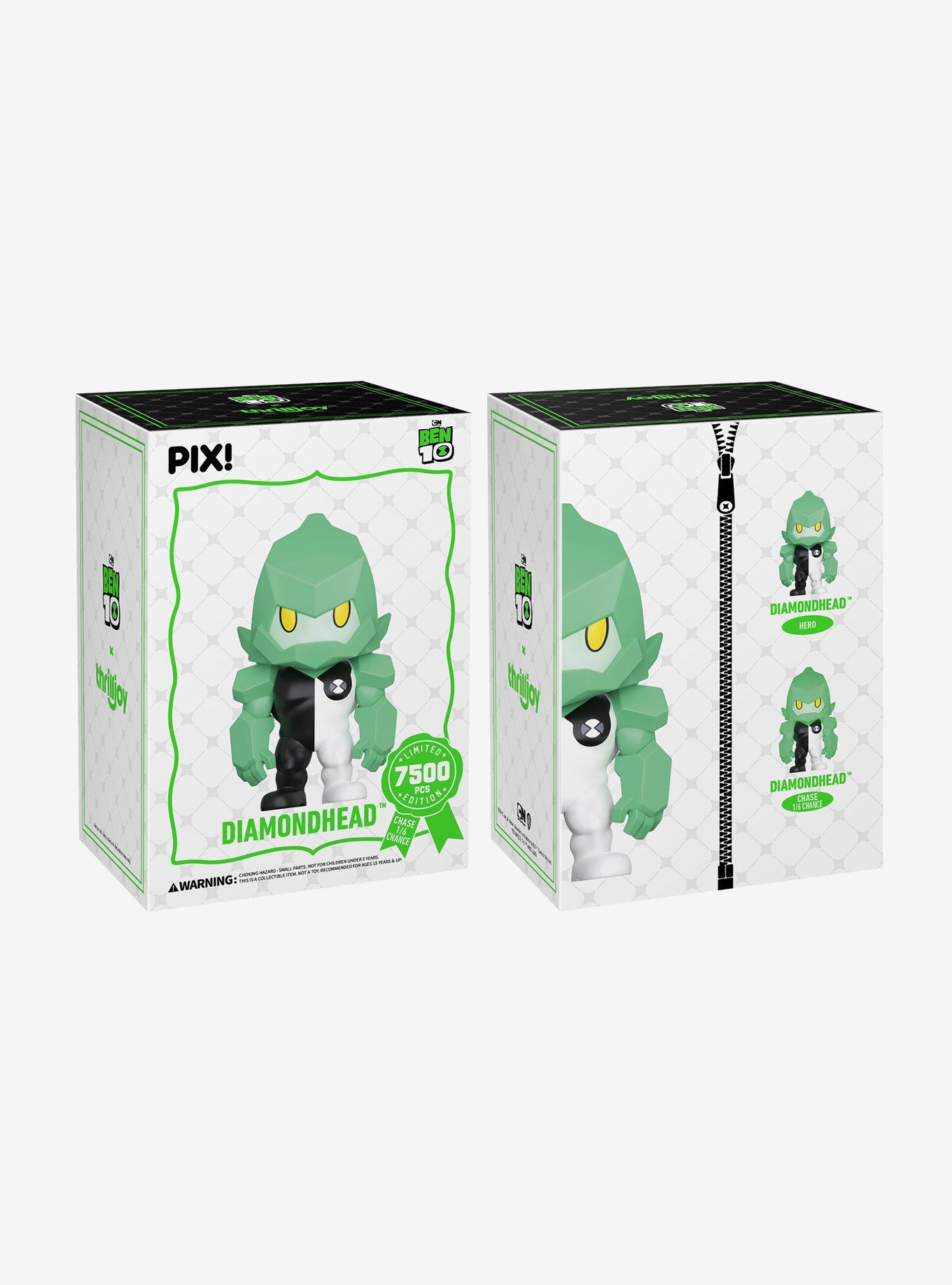 Thrilljoy Ben 10 Pix! Diamondhead Vinyl Figure, , hi-res
