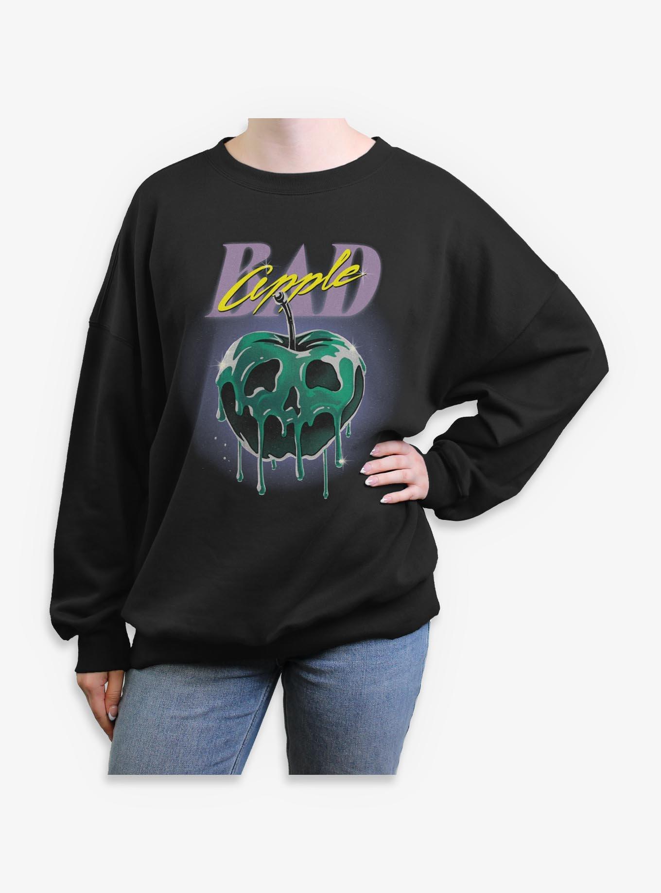 Disney Villains Bad Apple Womens Oversized Sweatshirt, , hi-res