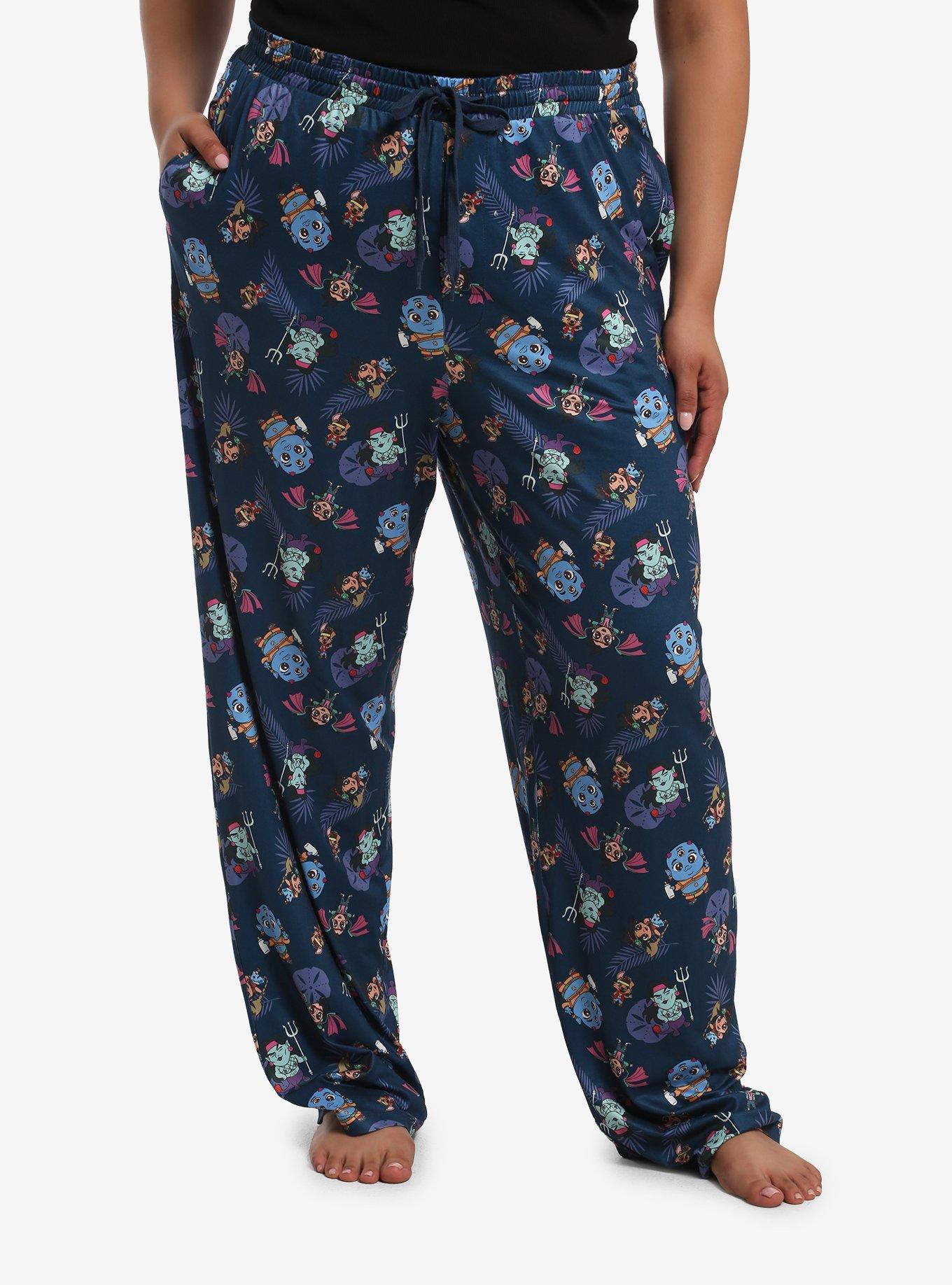 DreamWorks Animation's Forgotten Island Chibi Character Pajama Pants Plus Size