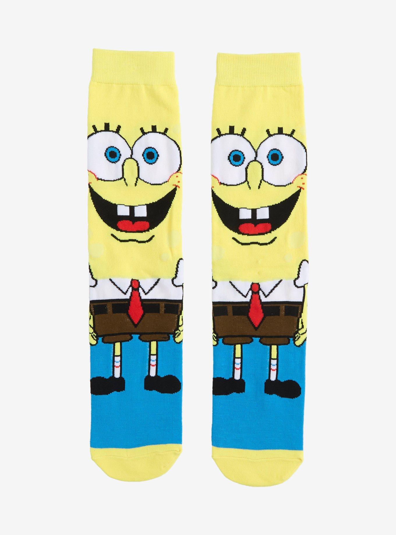 SpongeBob SquarePants Body Crew Socks, , hi-res