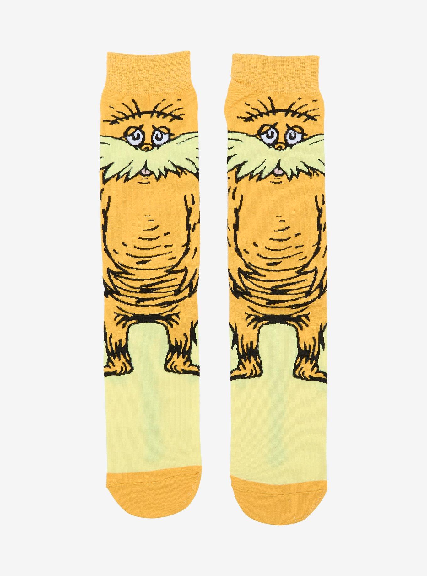 Dr. Seuss The Lorax Crew Socks, , hi-res