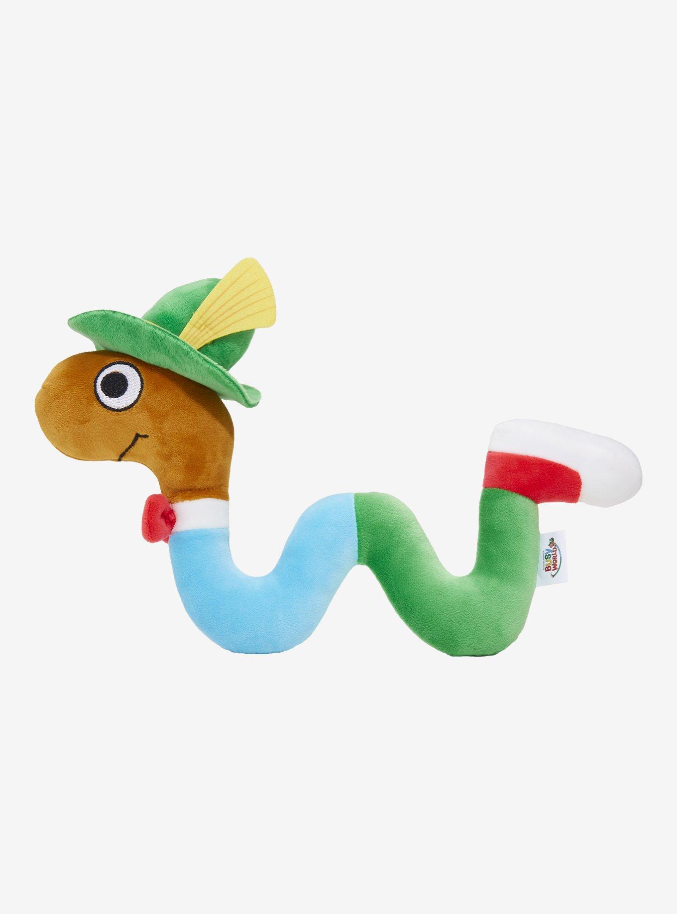 Richard Scarry's Busy World Lowly Worm 8 Inch Plush, , hi-res