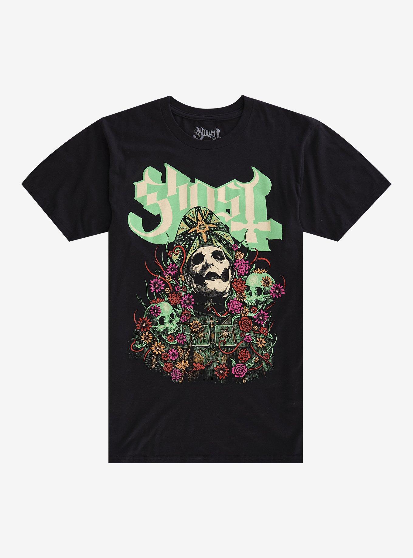 Ghost Papa Emeritus IV Flowers T-Shirt, , hi-res