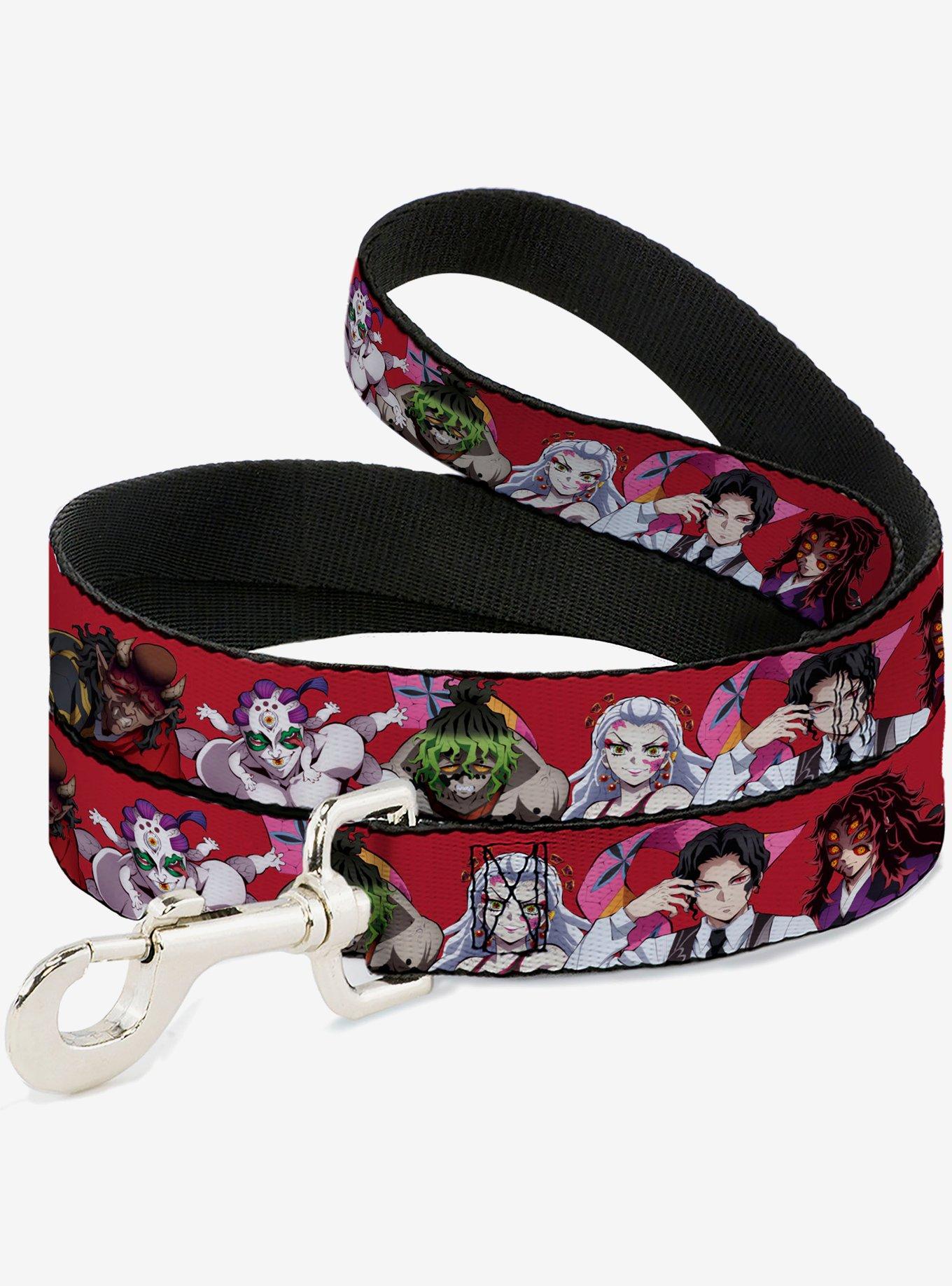 Demon Slayer Eight Demons Poses Red Dog Leash