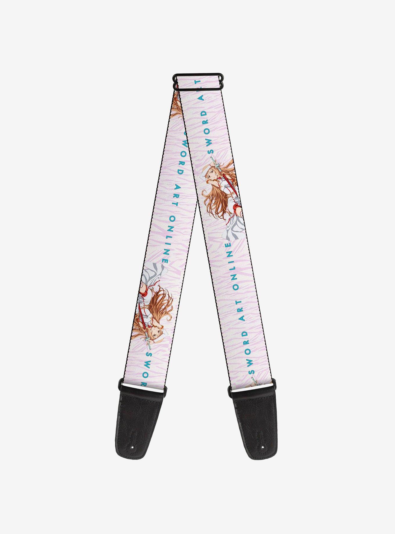 Sword Art Online Asuna Lambent Light Pose & Logo Guitar Strap, , hi-res