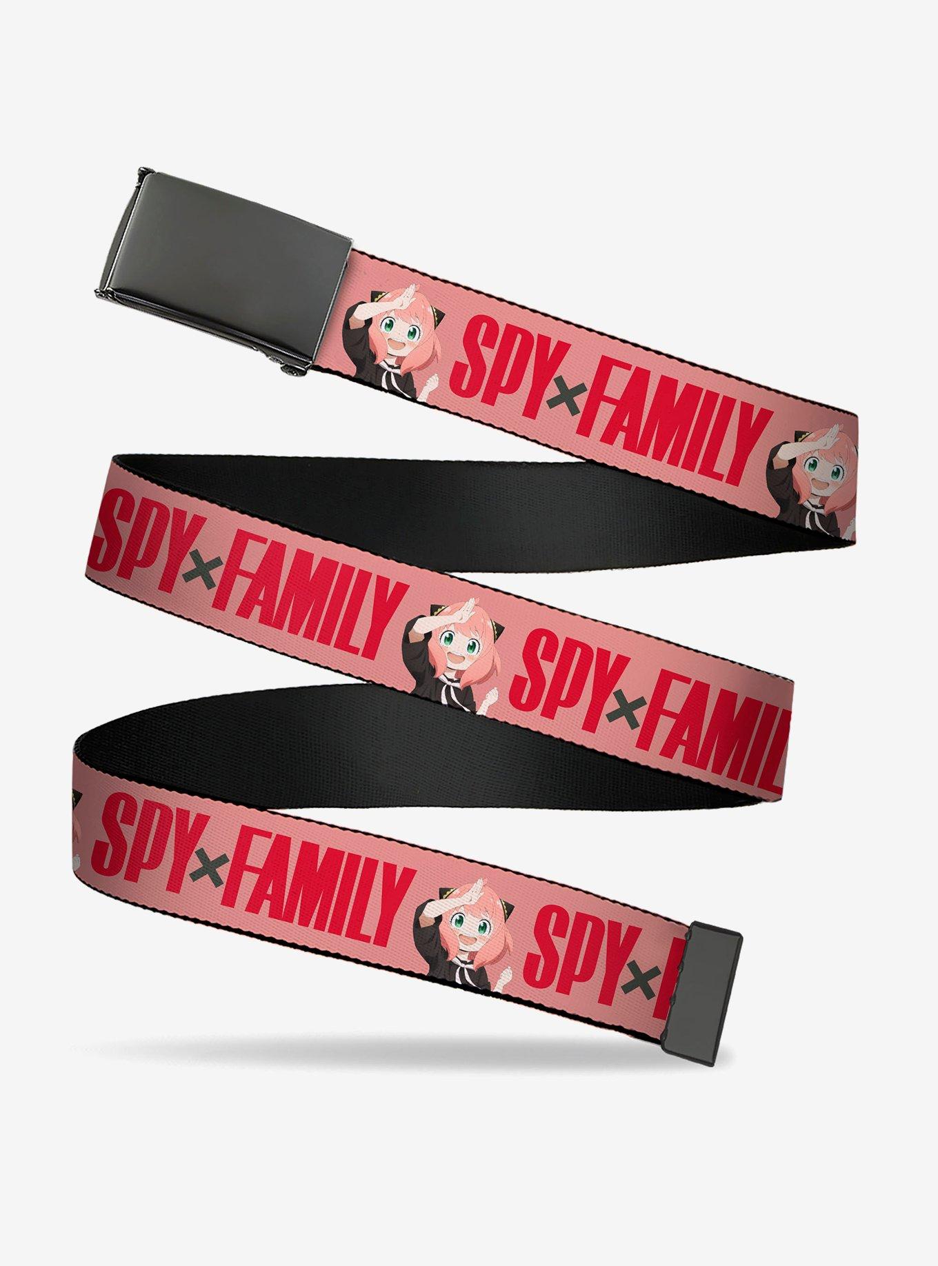 Spy x Family Anya Forger Pose & Title Clamp Buckle Belt, , hi-res