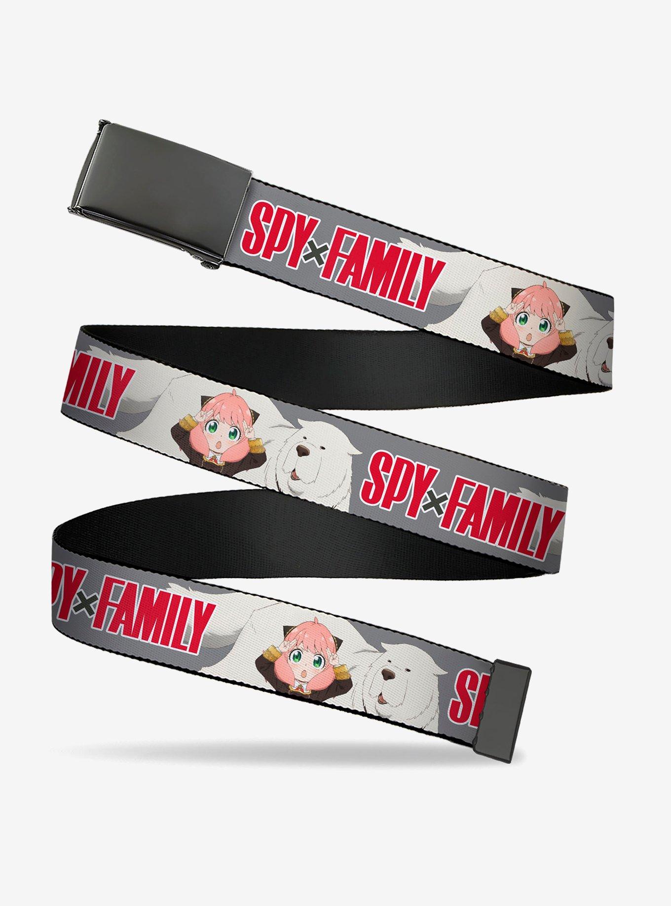 Spy x Family Anya Bondo Dog Pose & Title Clamp Buckle Belt, , hi-res