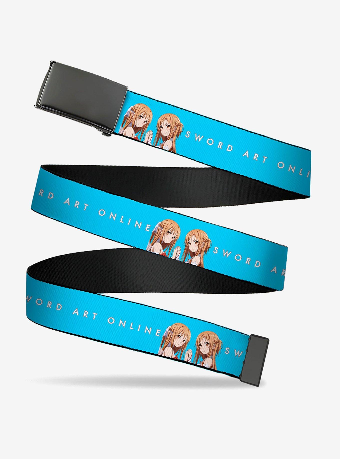 Sword Art Online Asuna Comic Cover Pose & Logo Clamp Buckle Belt, , hi-res