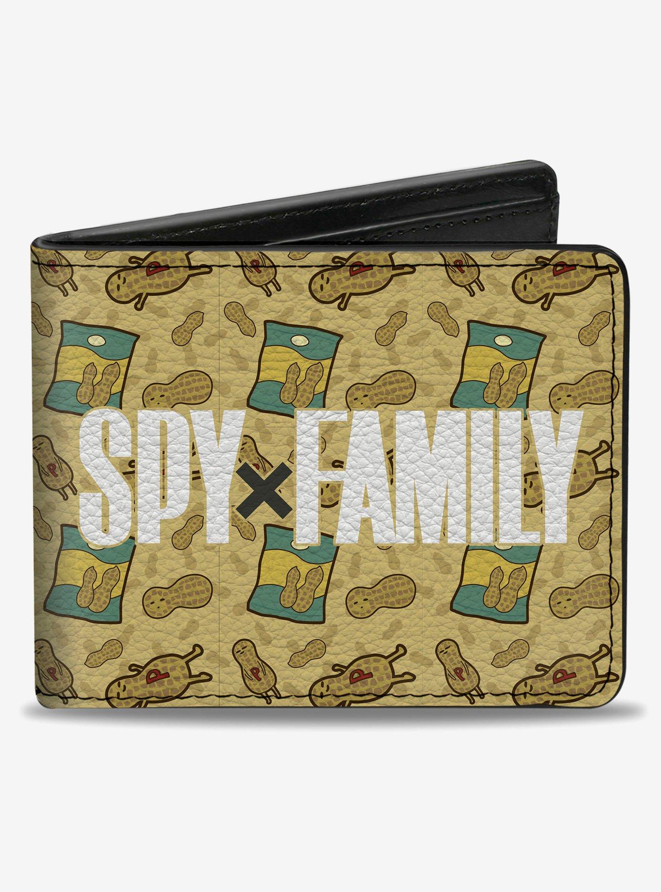 Spy x Family Peanuts Scattered & Title Bifold Wallet, , hi-res