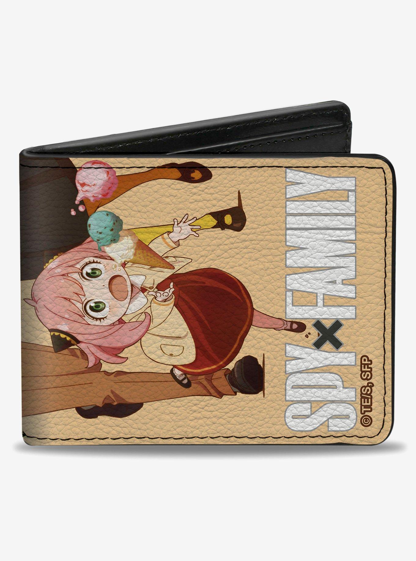 Spy x Family Forger Family Shopping Group Pose Beige Bifold Wallet, , hi-res
