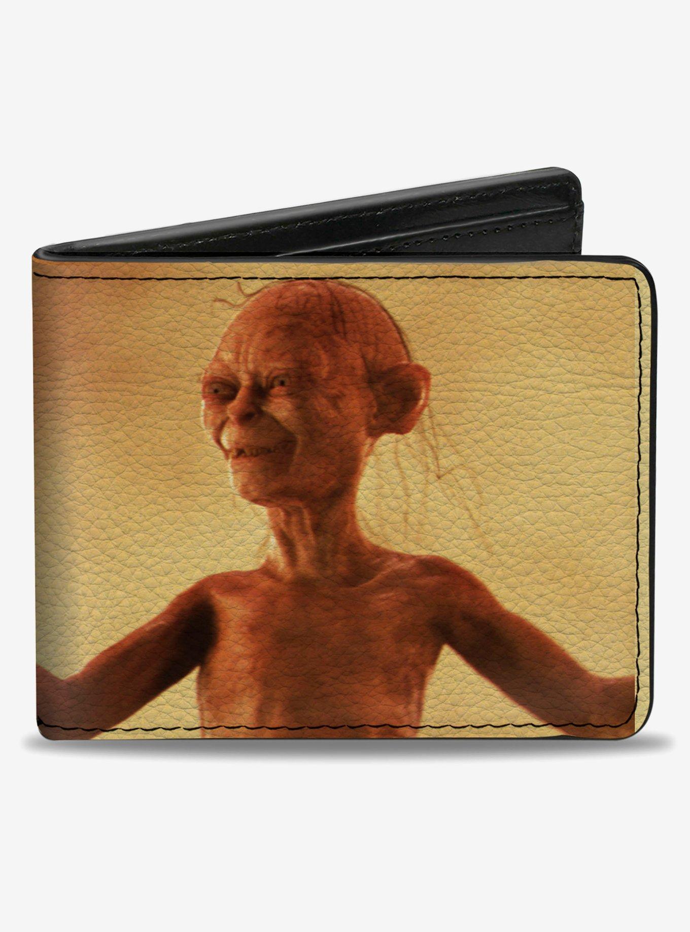 The Lord of the Rings Gollum Arms Out Pose & Title Bifold Wallet, , hi-res