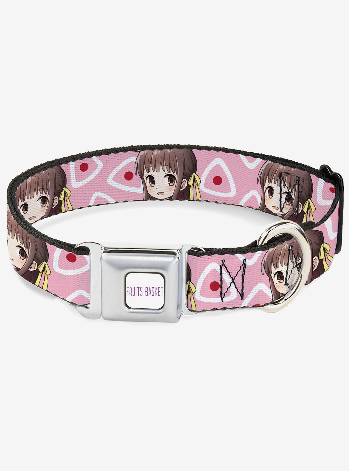Fruits Basket Chibi Tohru & Kimono Rice Ball Seatbelt Buckle Dog Collar, , hi-res
