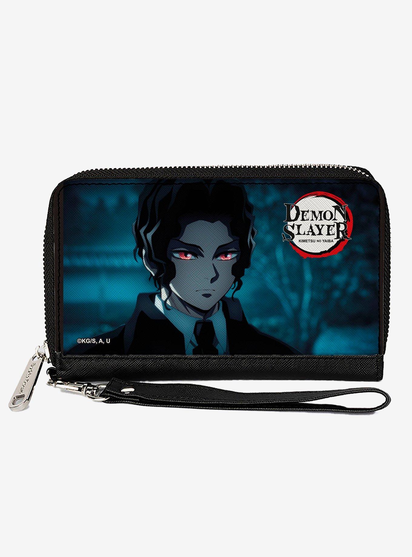 Demon Slayer Muzan Kibutsuji Scenery Pose Zip Around Wallet, , hi-res