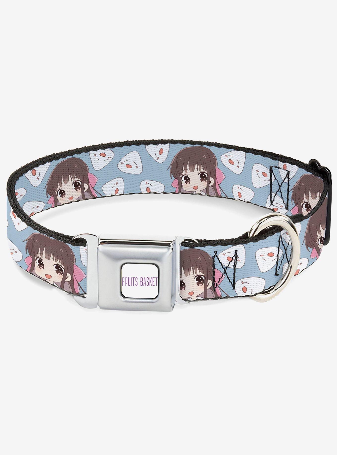 Fruits Basket Chibi Tohru & Rice Ball Seatbelt Buckle Dog Collar, , hi-res