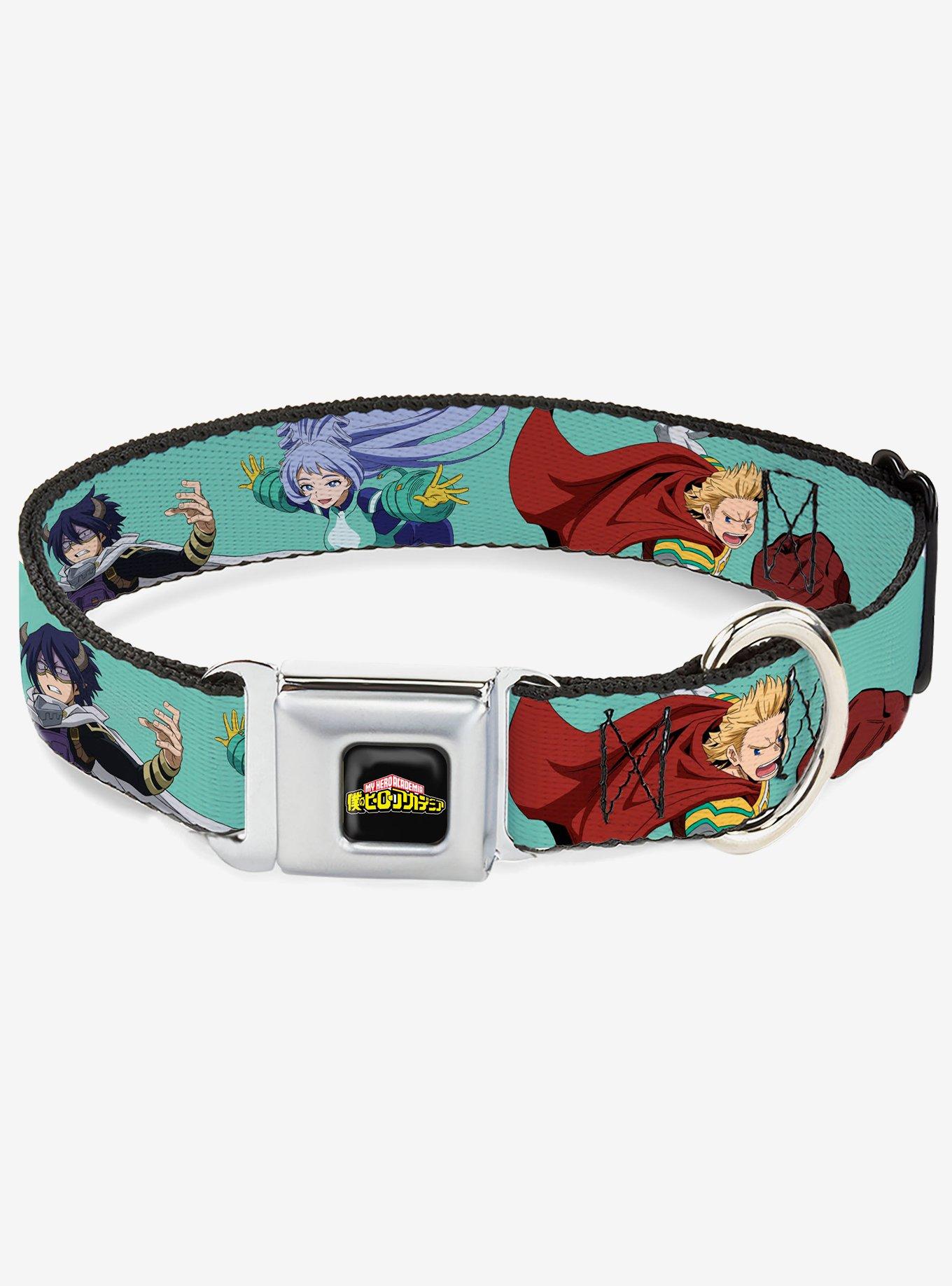 My Hero Academia The Big 3 Action Poses Seatbelt Buckle Dog Collar, , hi-res
