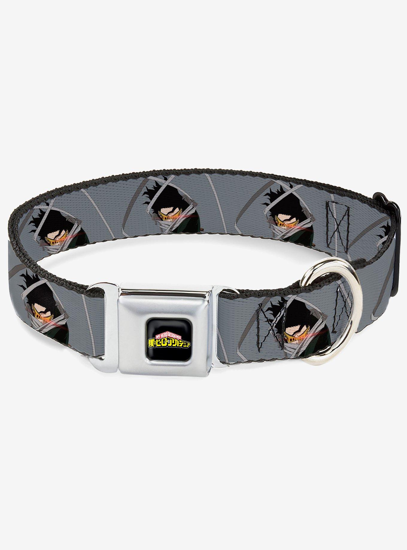 My Hero Academia Shota Aizawa Scarf Pose Seatbelt Buckle Dog Collar, , hi-res