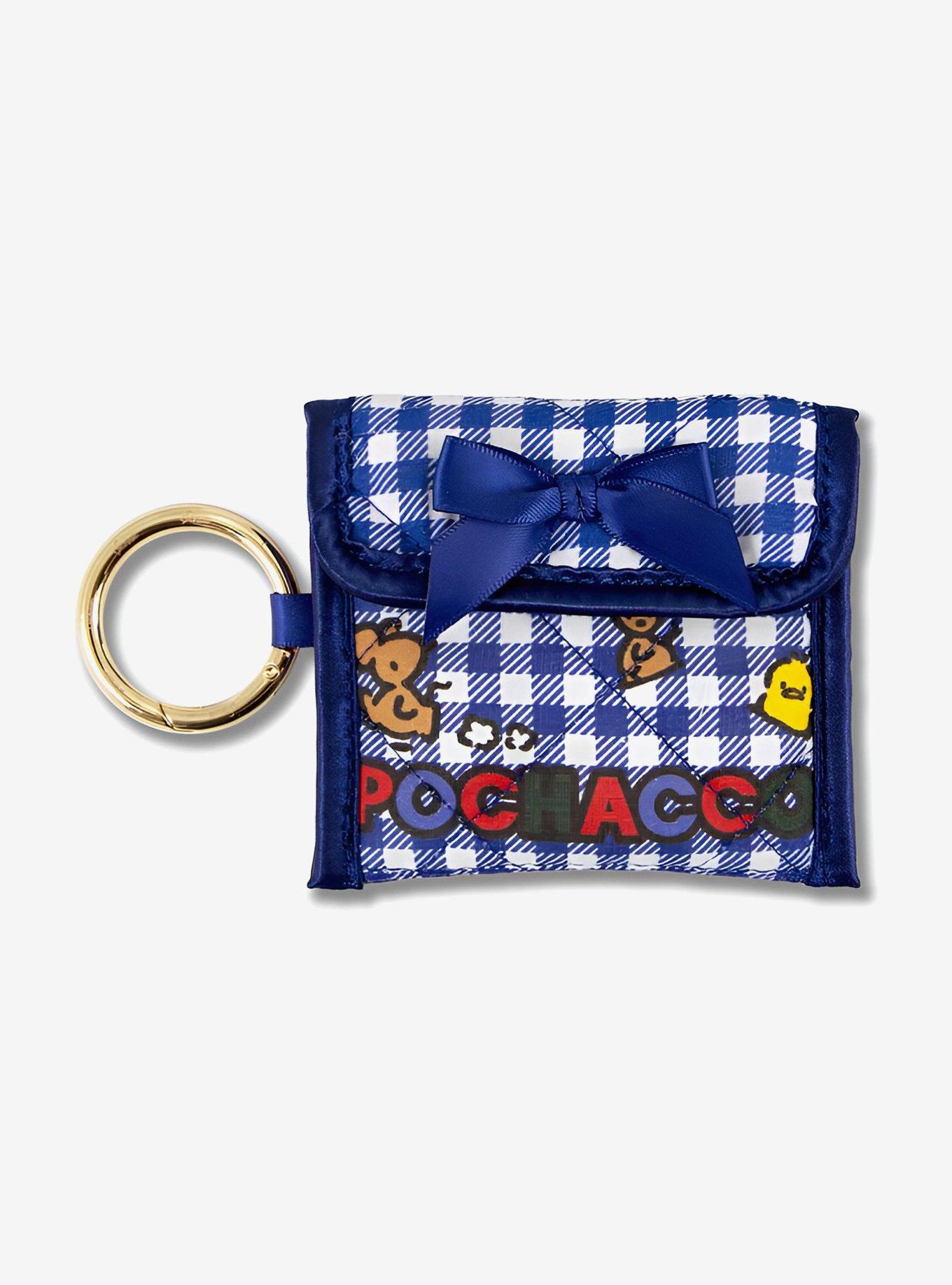 Pochacco Gingham Earbud Pouch, , hi-res