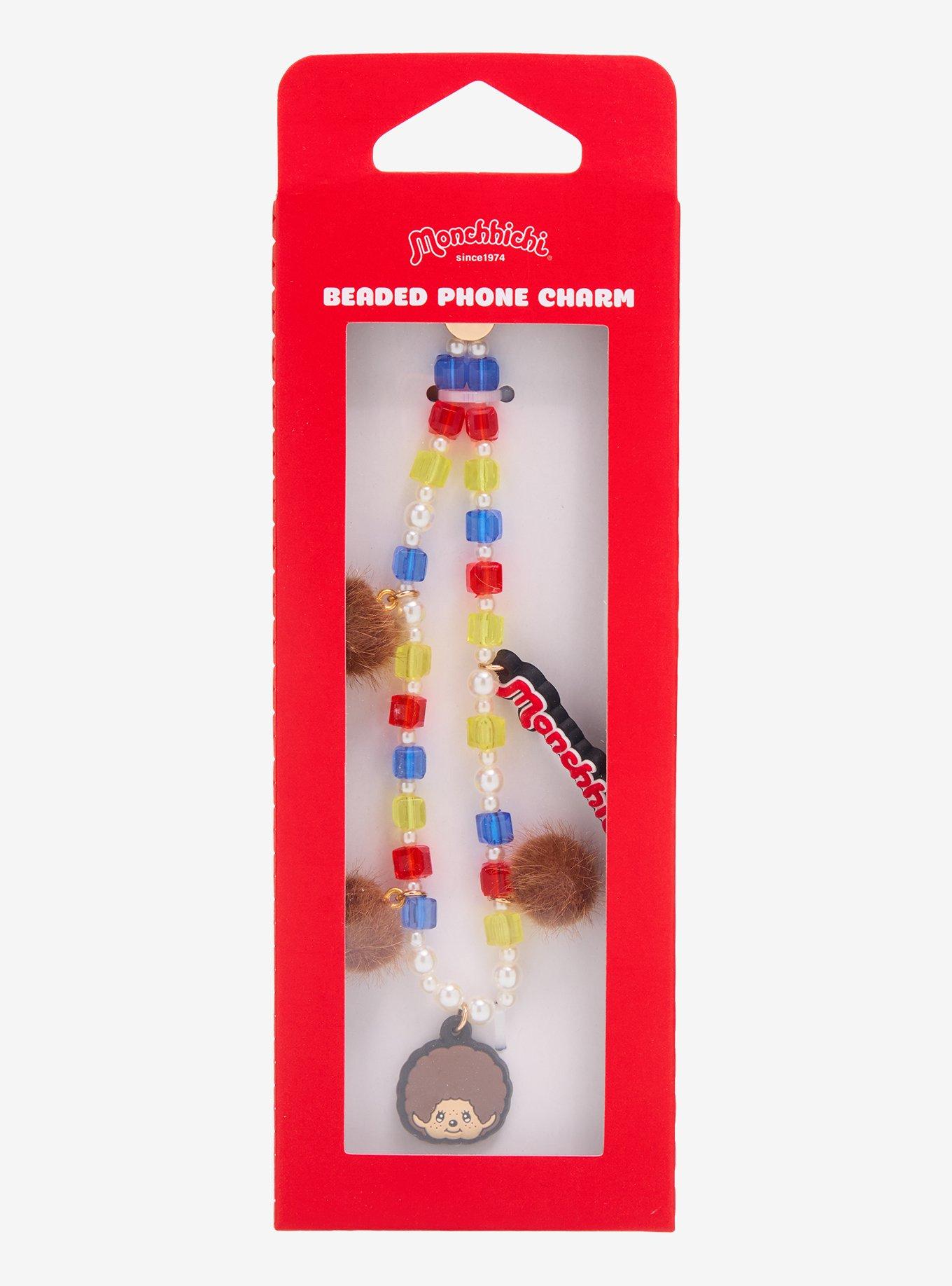 Sonix Monchhichi Beaded Phone Strap, , hi-res