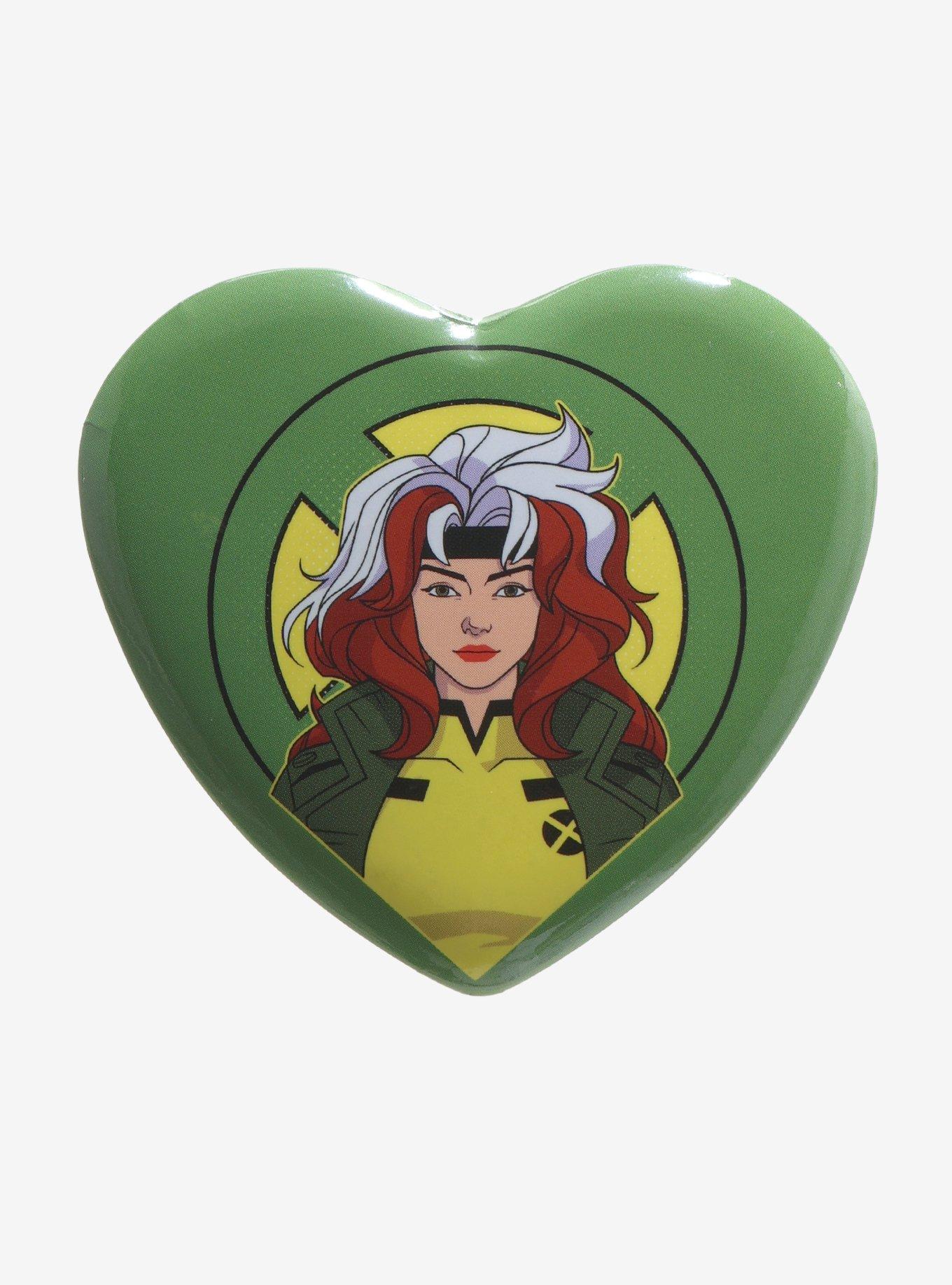 Marvel X-Men Rogue Heart Button, , hi-res