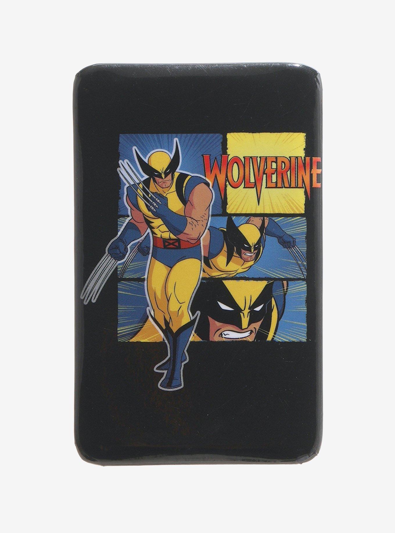 Marvel X-Men Wolverine Comic Panel Rectangular Button