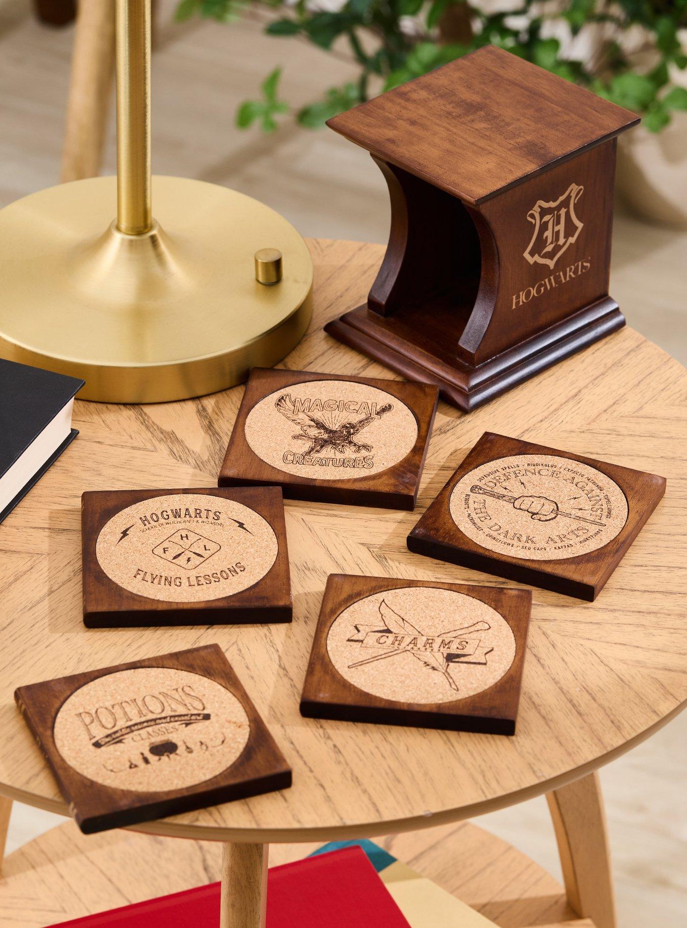 Harry Potter Wooden Bookcase Coaster Set - BoxLunch Exclusive, , hi-res view 1