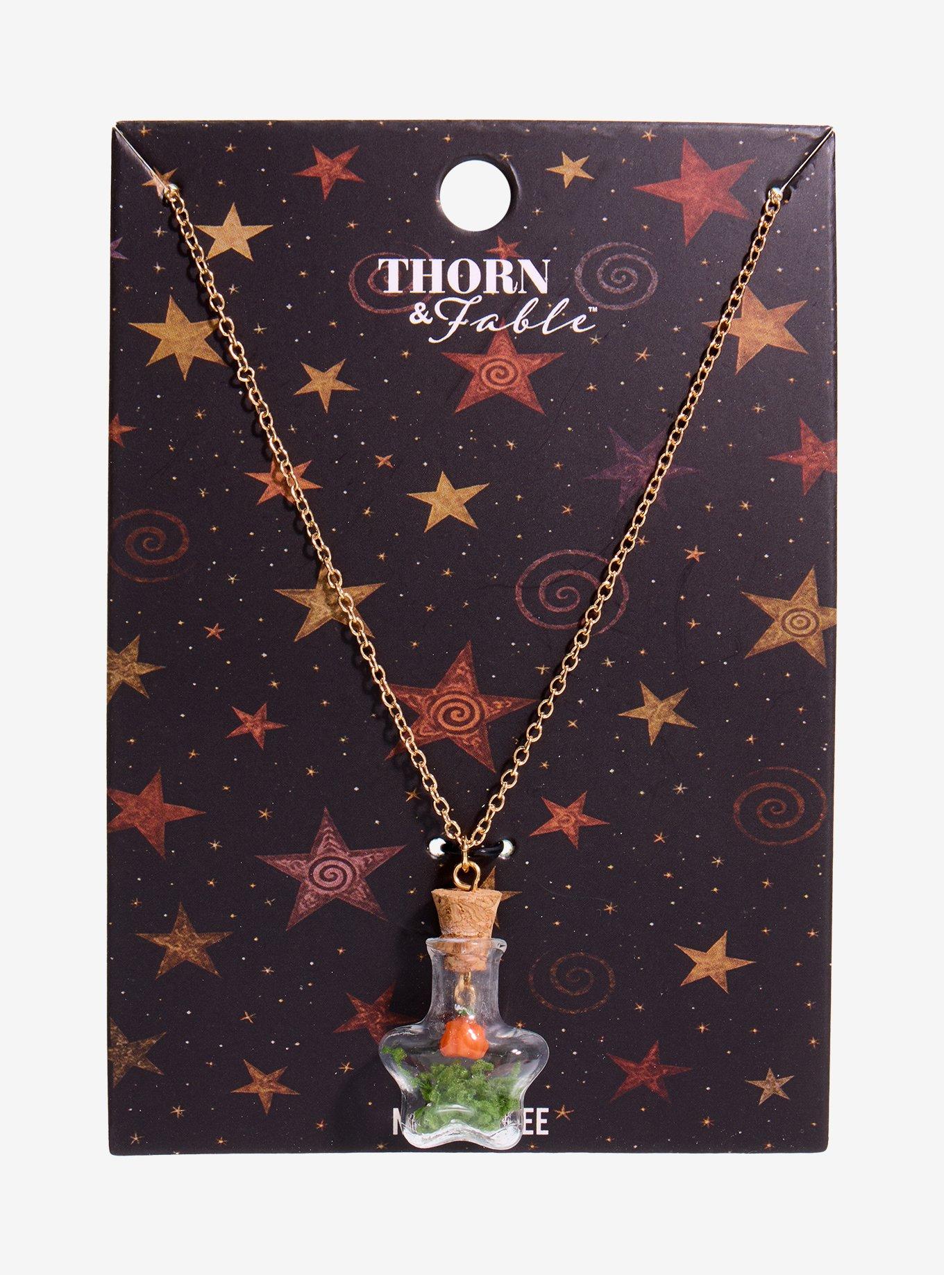 Thorn & Fable Pumpkin Jar Necklace, , hi-res