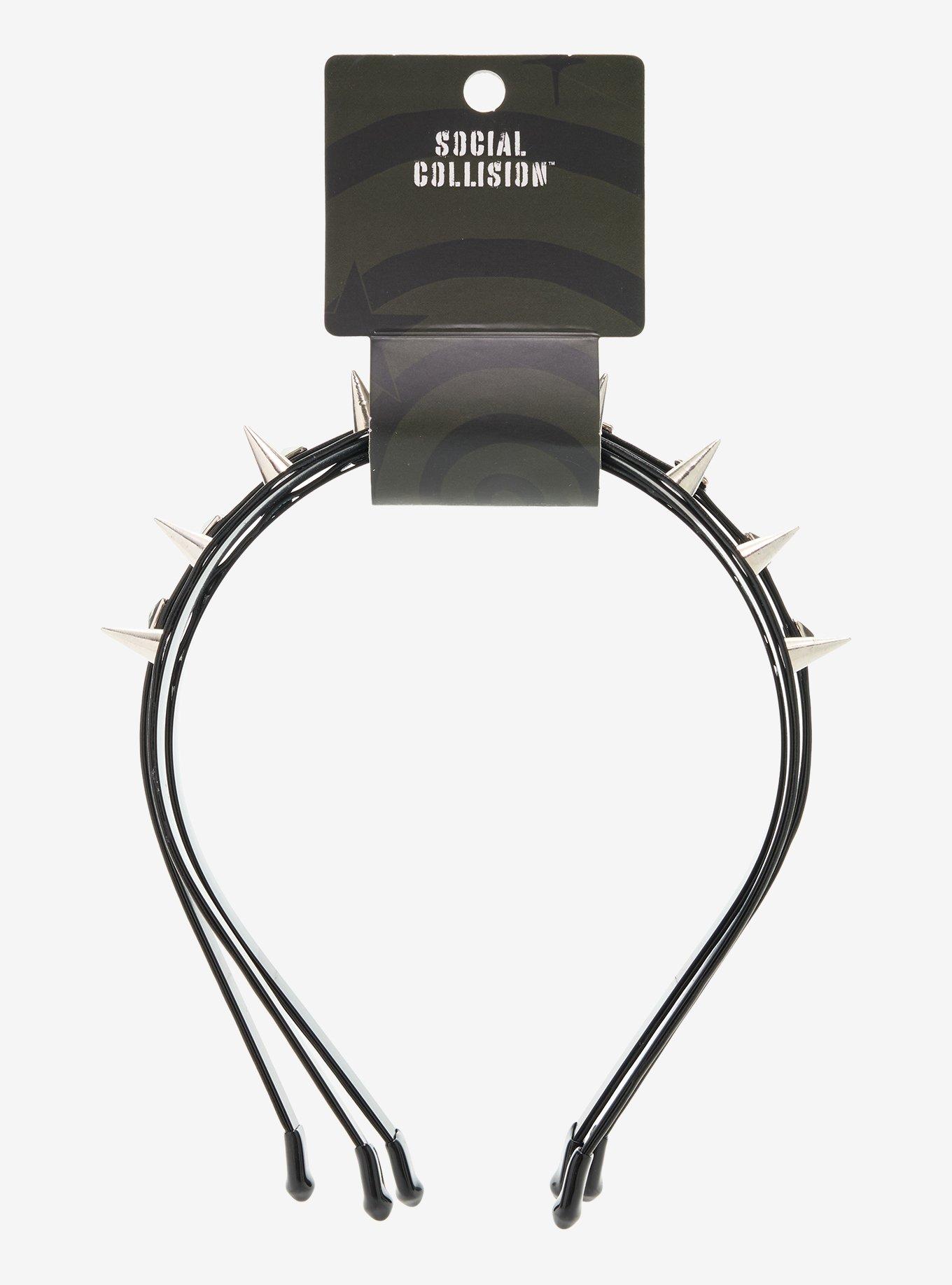 Social Collision Spike Headband Set, , hi-res