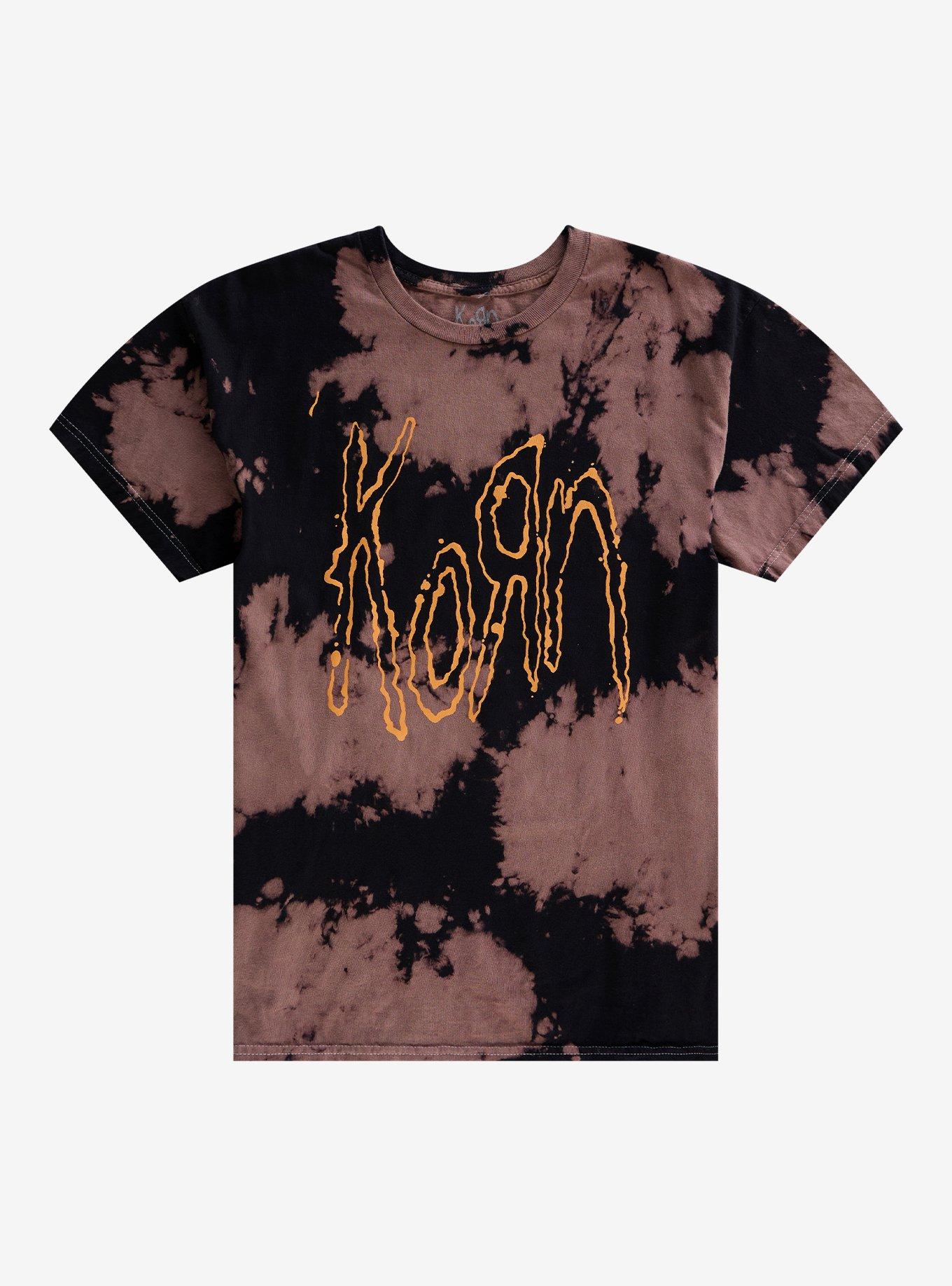 Korn Logo Cloud-Dye T-Shirt, , hi-res