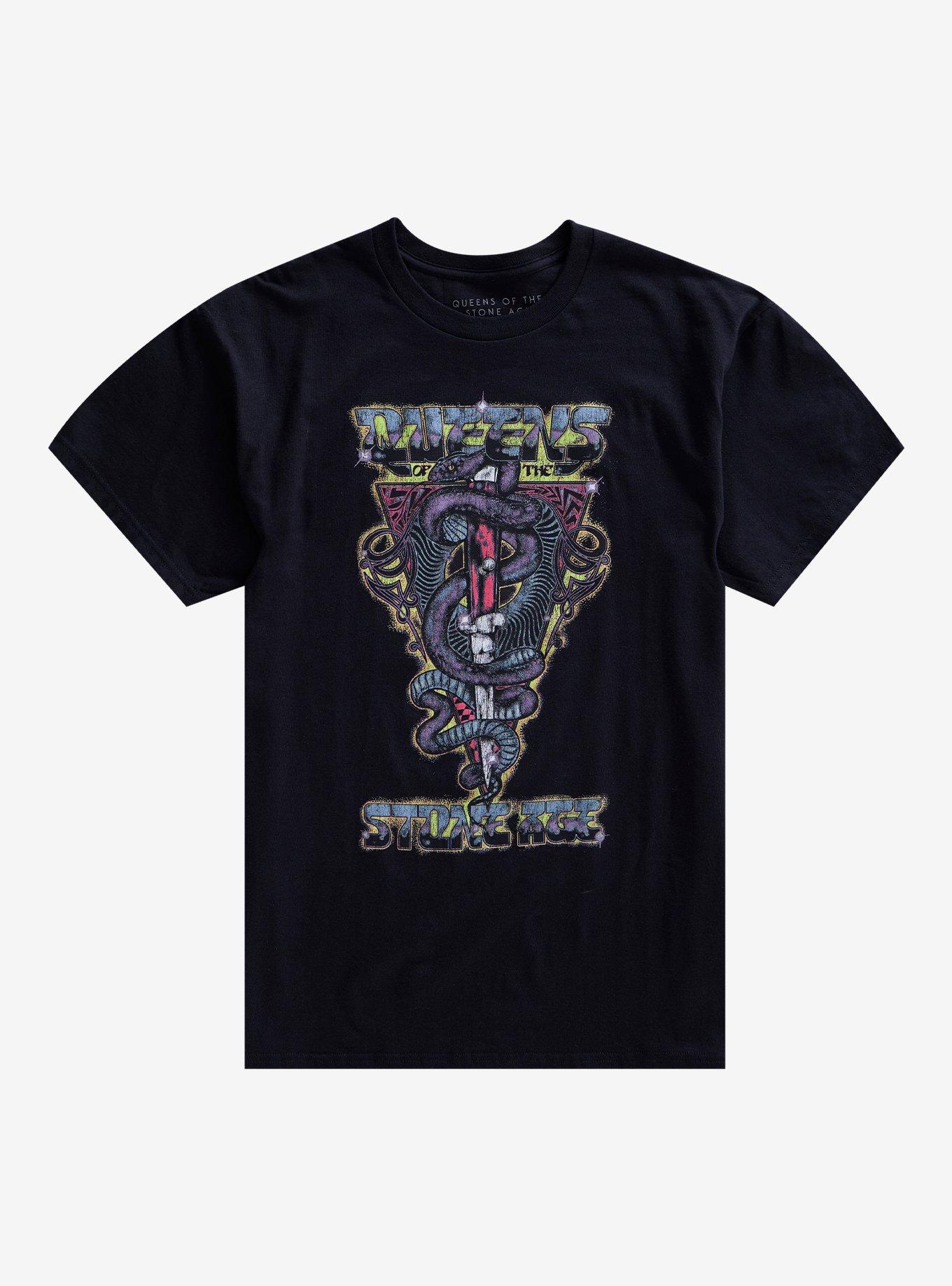 Queens Of The Stone Age Snake Dagger T-Shirt, , hi-res