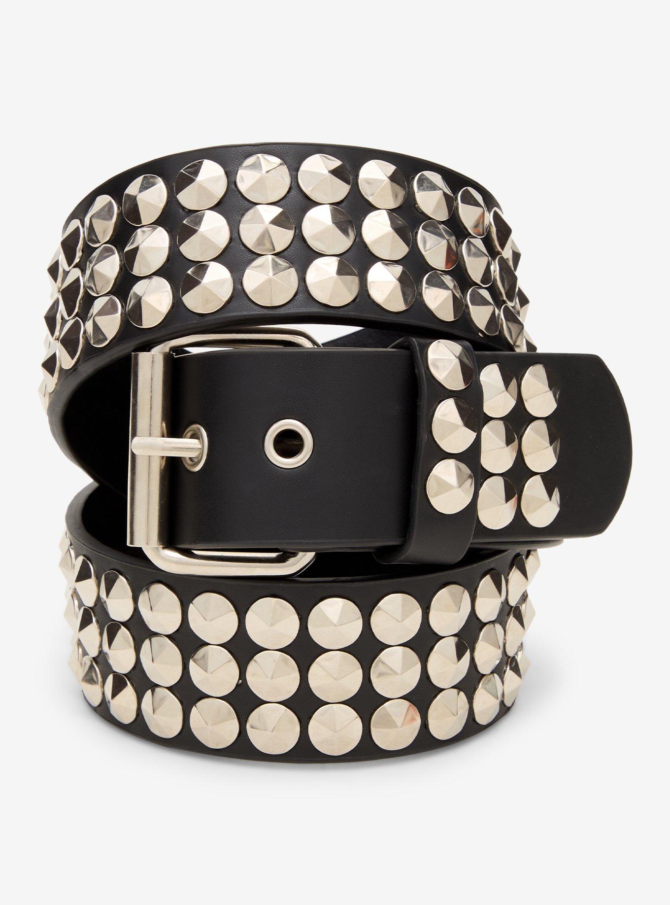 Black Cone Stud Belt