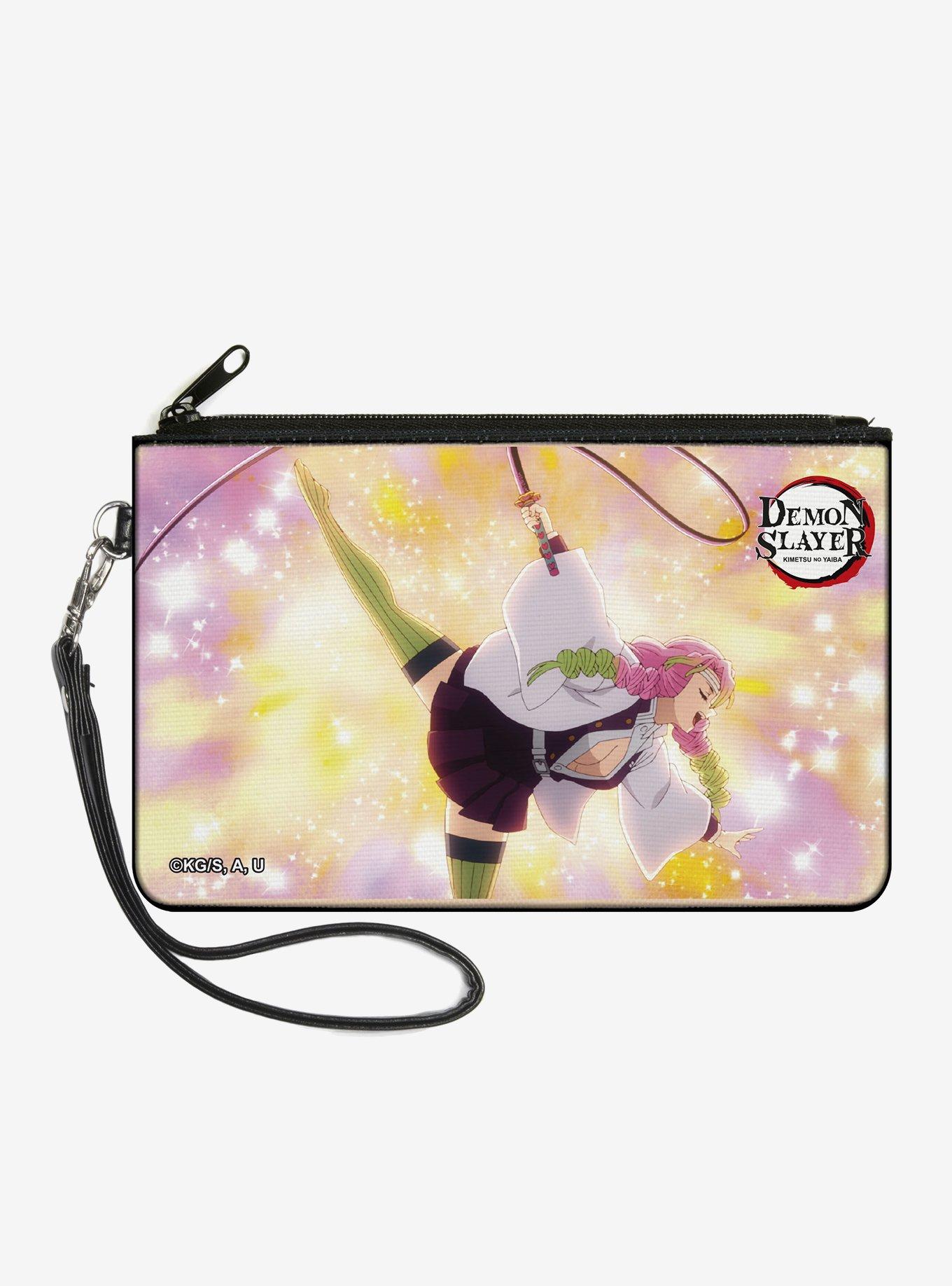 Demon Slayer Mitsuri Kanroji Action Pose Zip Clutch Wallet | Hot Topic