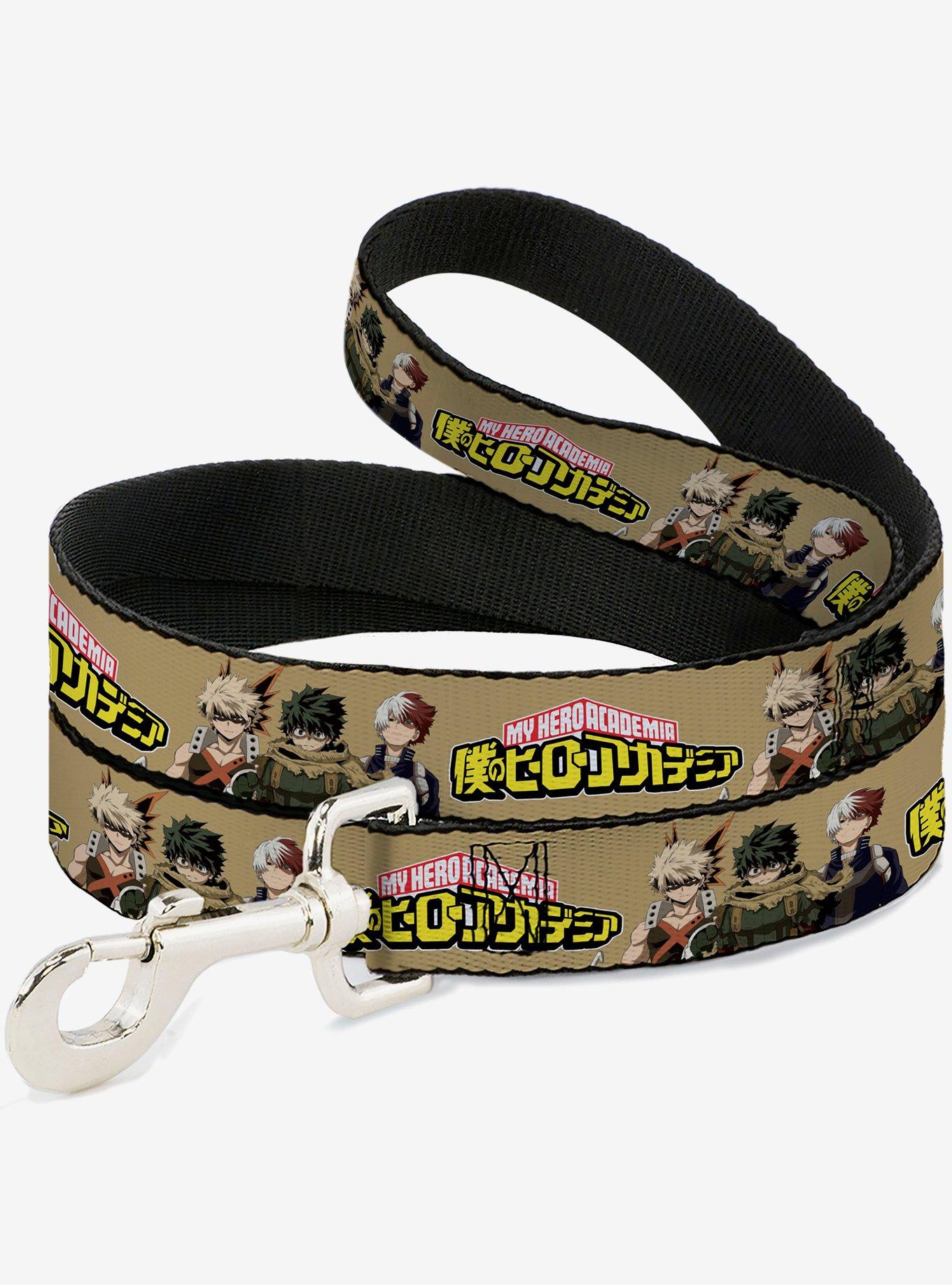 My Hero Academia Character Trio Pose & Title Dog Leash Tan, , hi-res