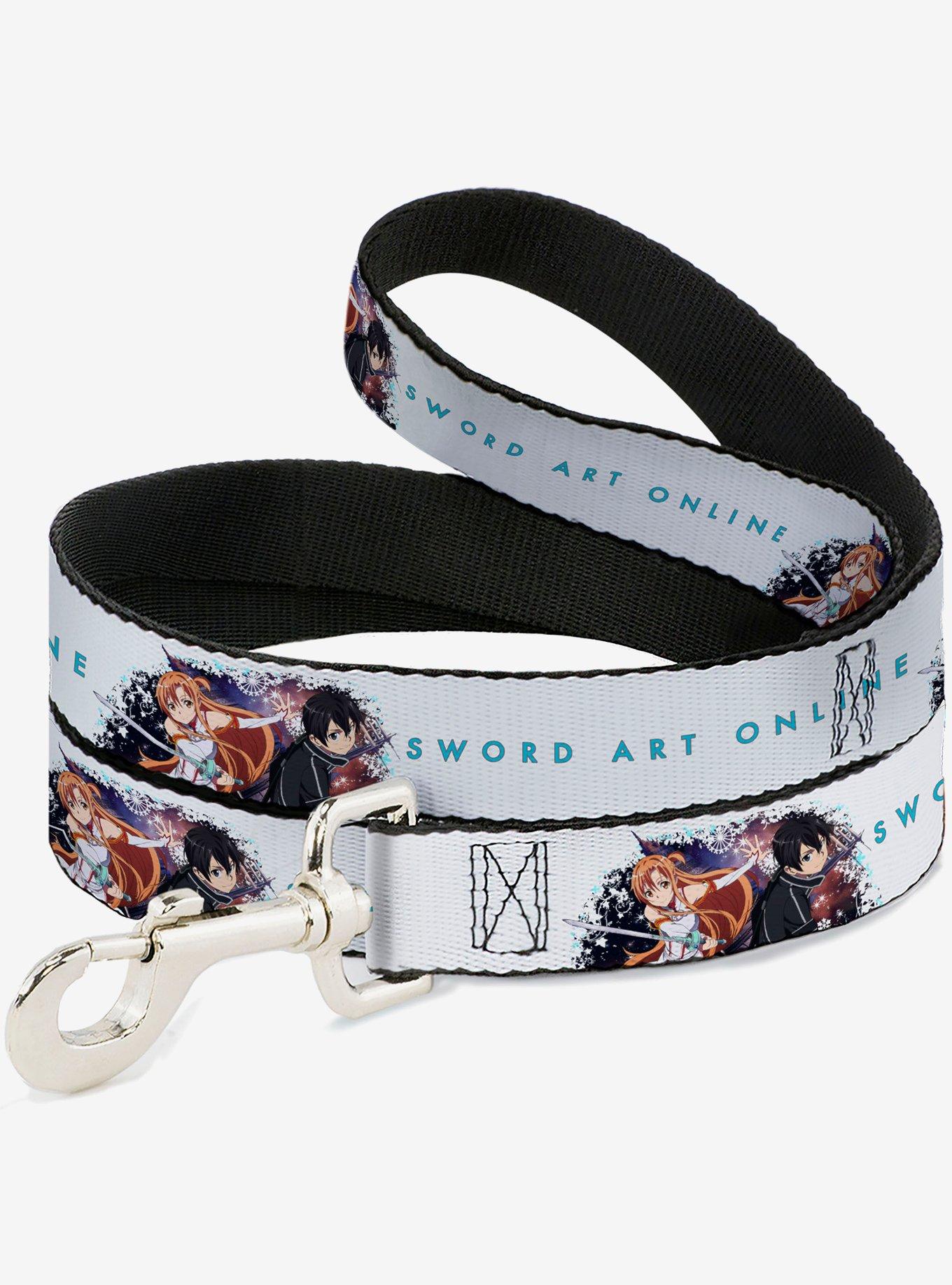 Sword Art Online Asuna & Kirito Action Pose & Logo Dog Leash, , hi-res