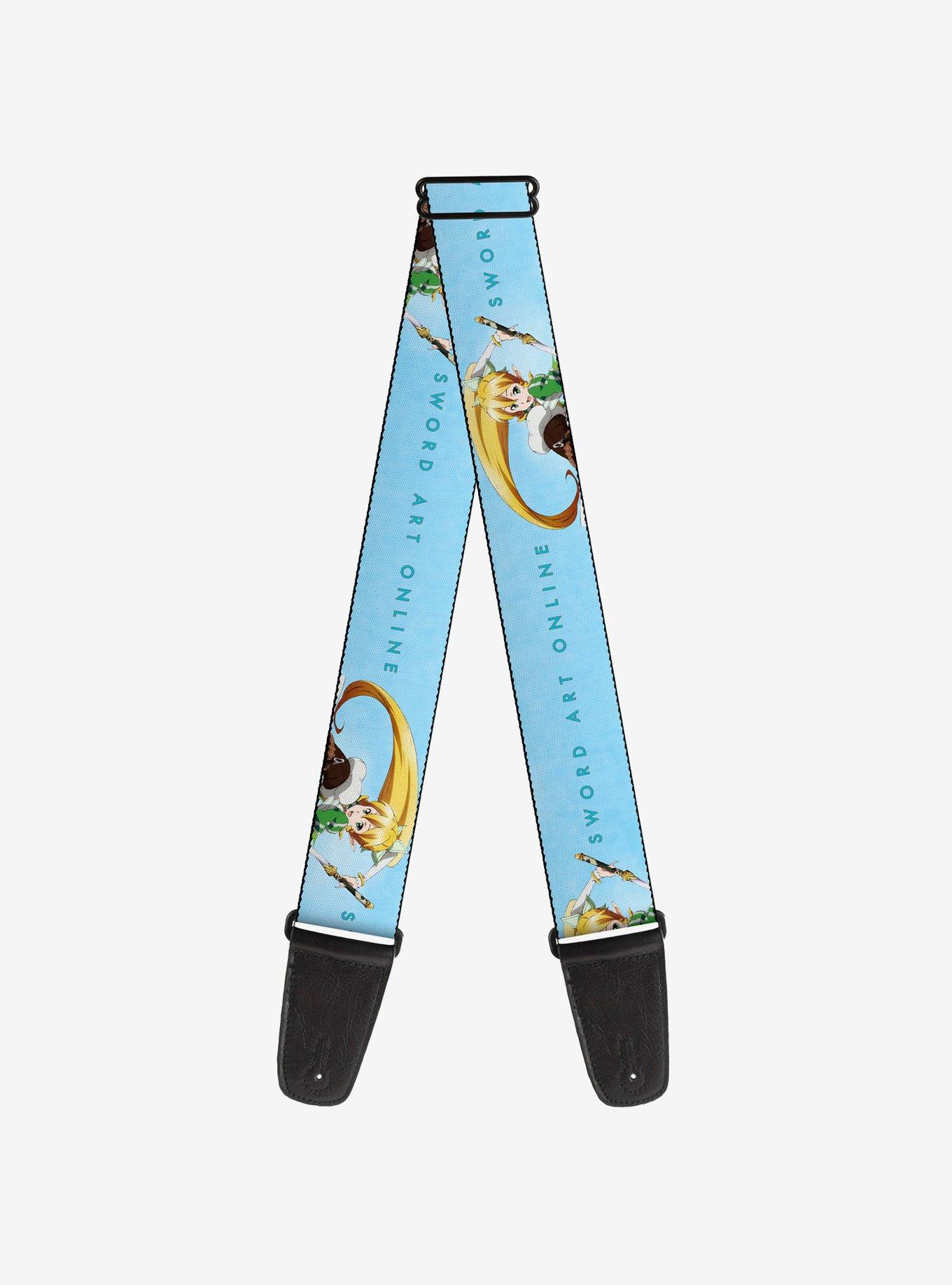 Sword Art Online Leafa Joyeuse Pose & Logo Guitar Strap, , hi-res