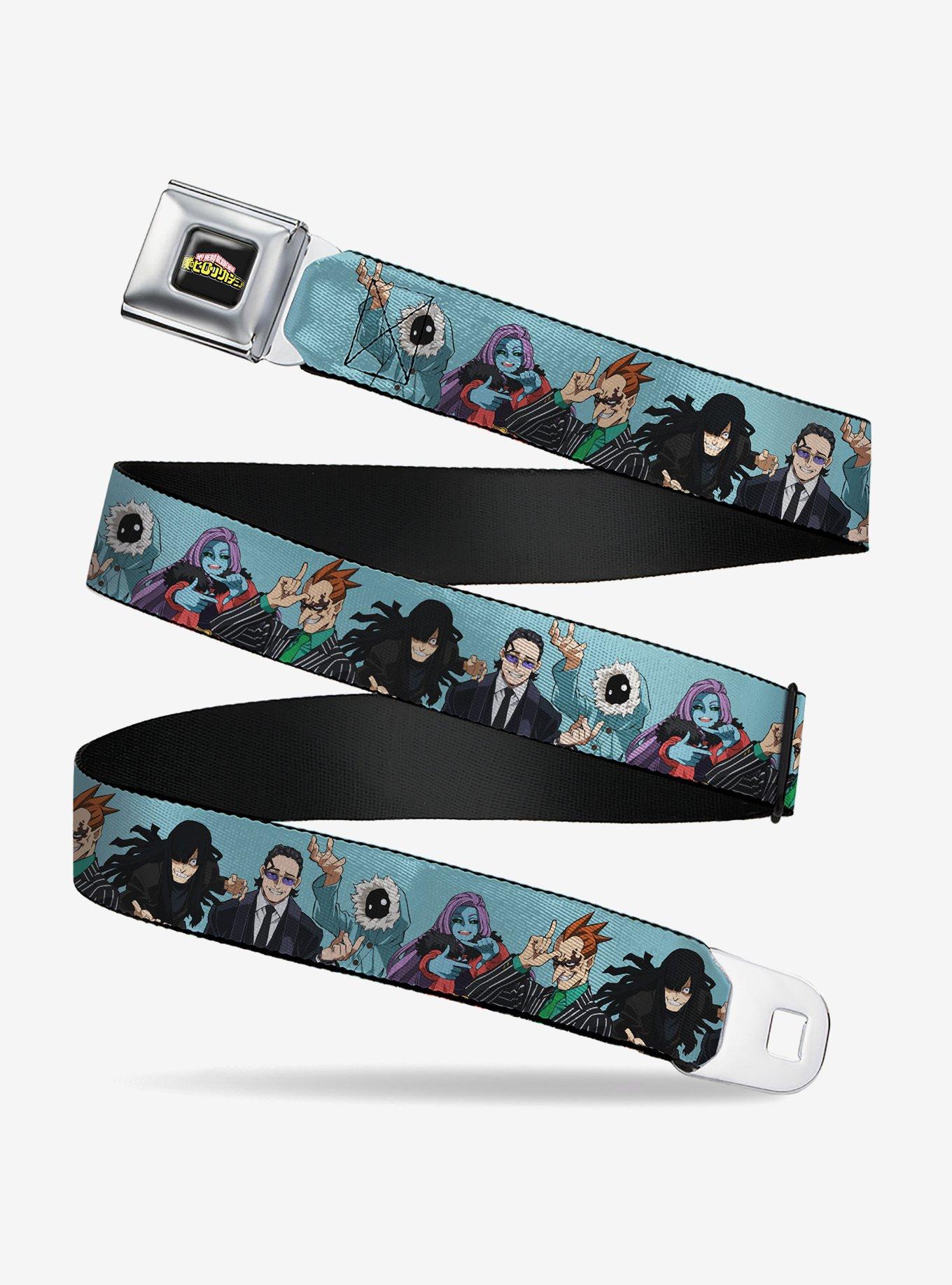 My Hero Academia Five Meta Liberation Army Villains Seatbelt Buckle Belt, , hi-res