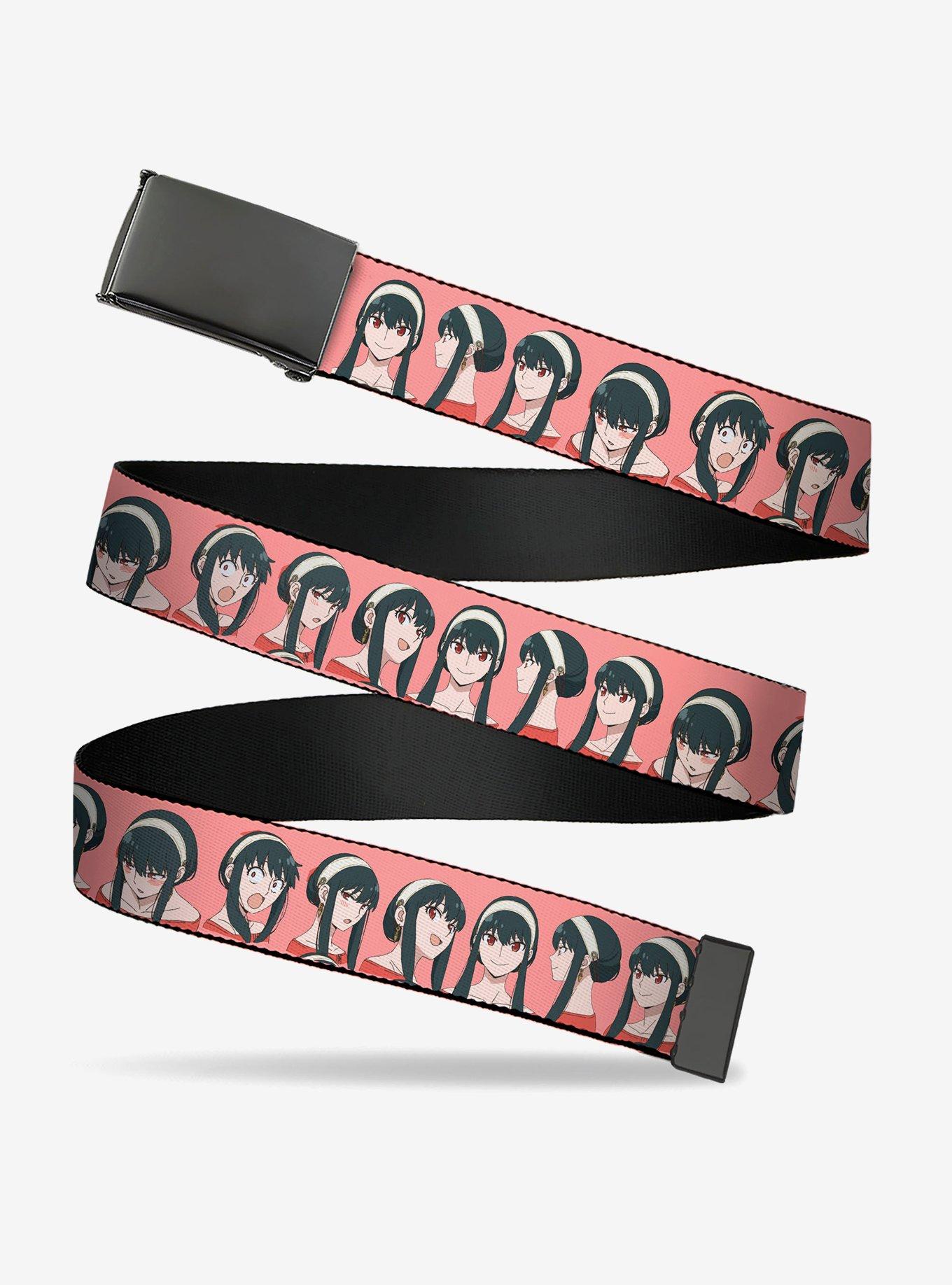 Spy x Family Yor Forger Expression Turns Red Clamp Buckle Belt, , hi-res