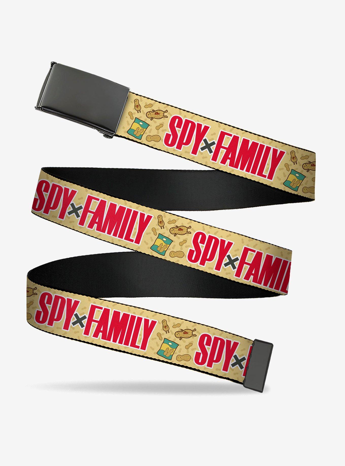 Spy x Family Anyas Peanuts & Title Clamp Buckle Belt, , hi-res