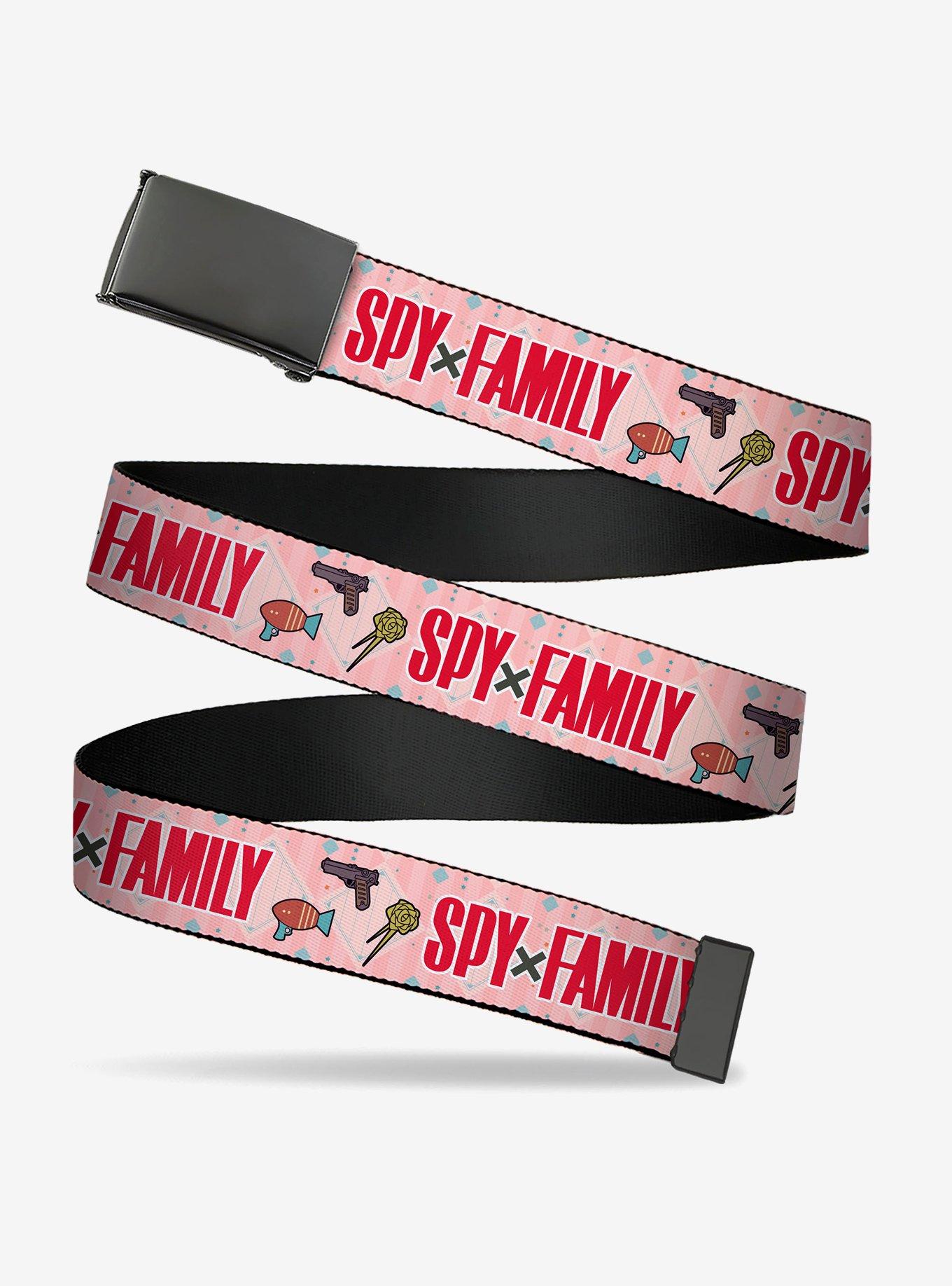 Spy x Family Icons & Title Clamp Buckle Belt, , hi-res