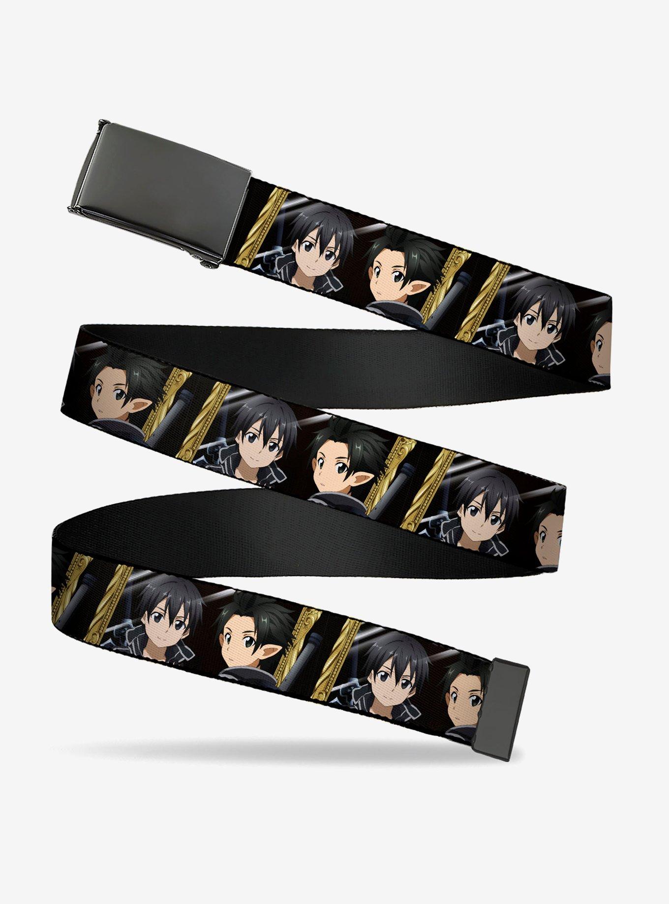 Sword Art Online Kirito Reflection Poses & Title Clamp Buckle Belt, , hi-res