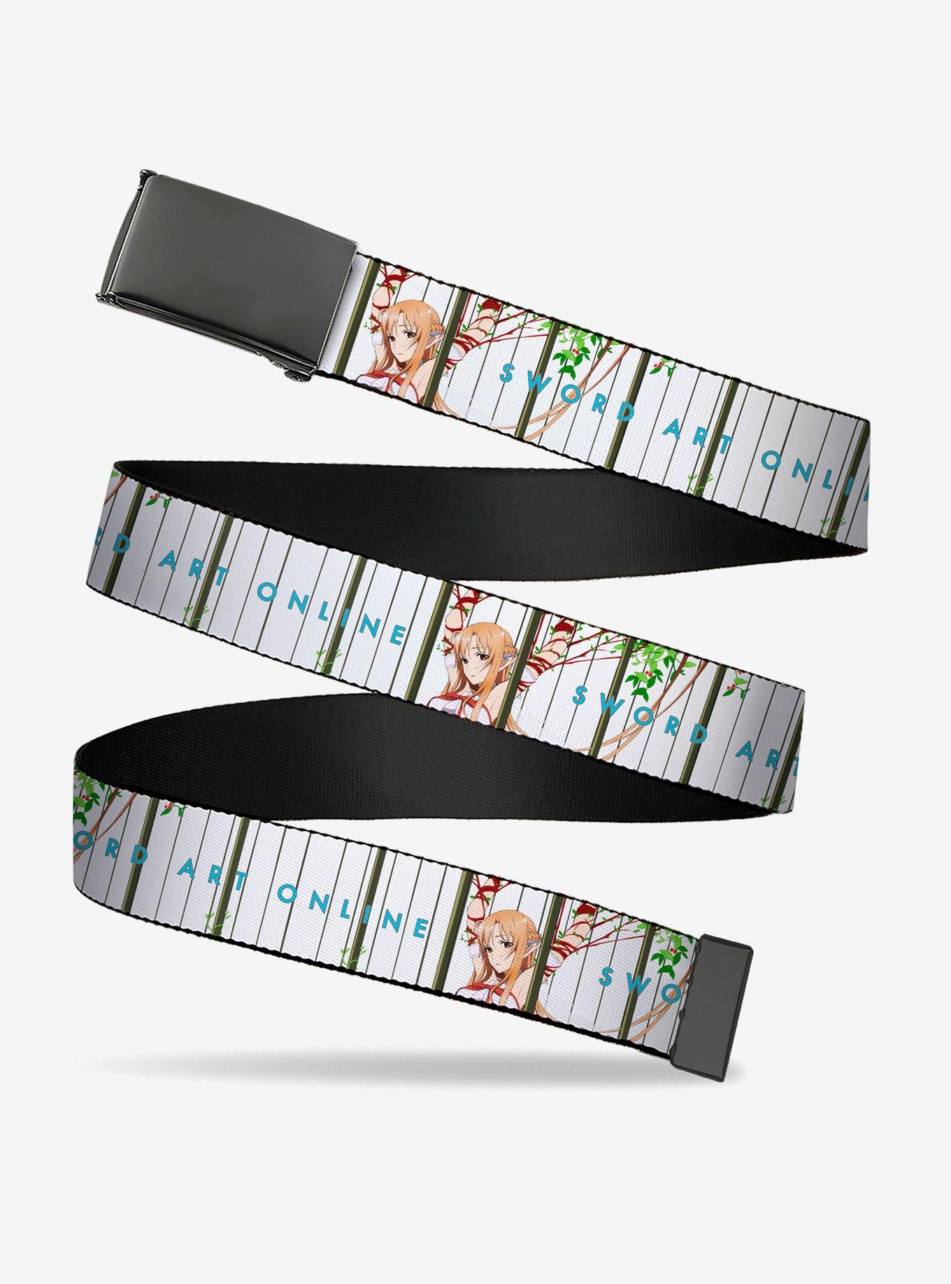 Sword Art Online Asuna Cage Trap Pose & Title Clamp Buckle Belt, , hi-res