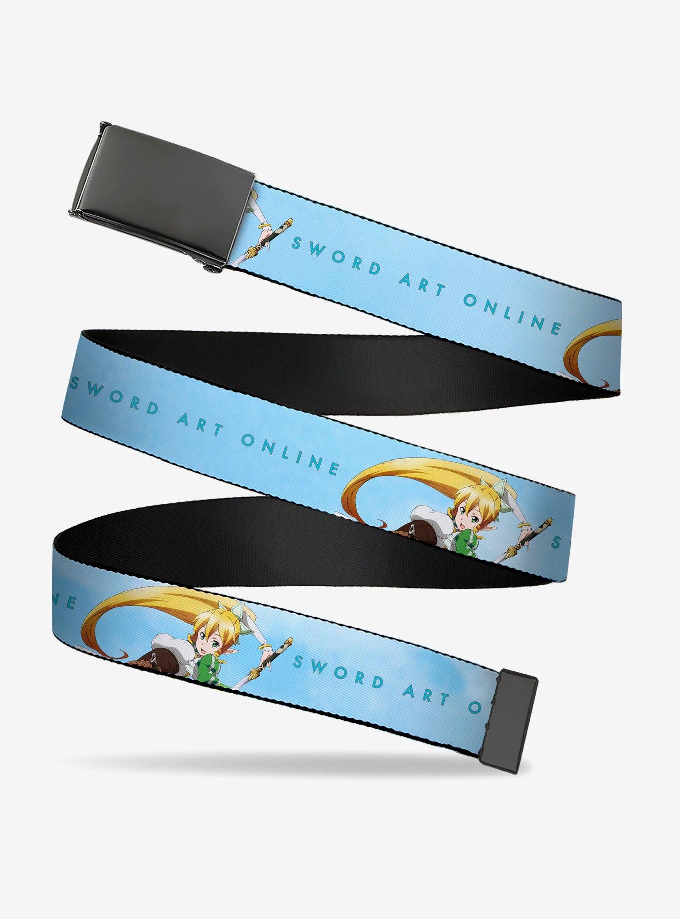 Sword Art Online Leafa Joyeuse Pose & Logo Clamp Buckle Belt, , hi-res